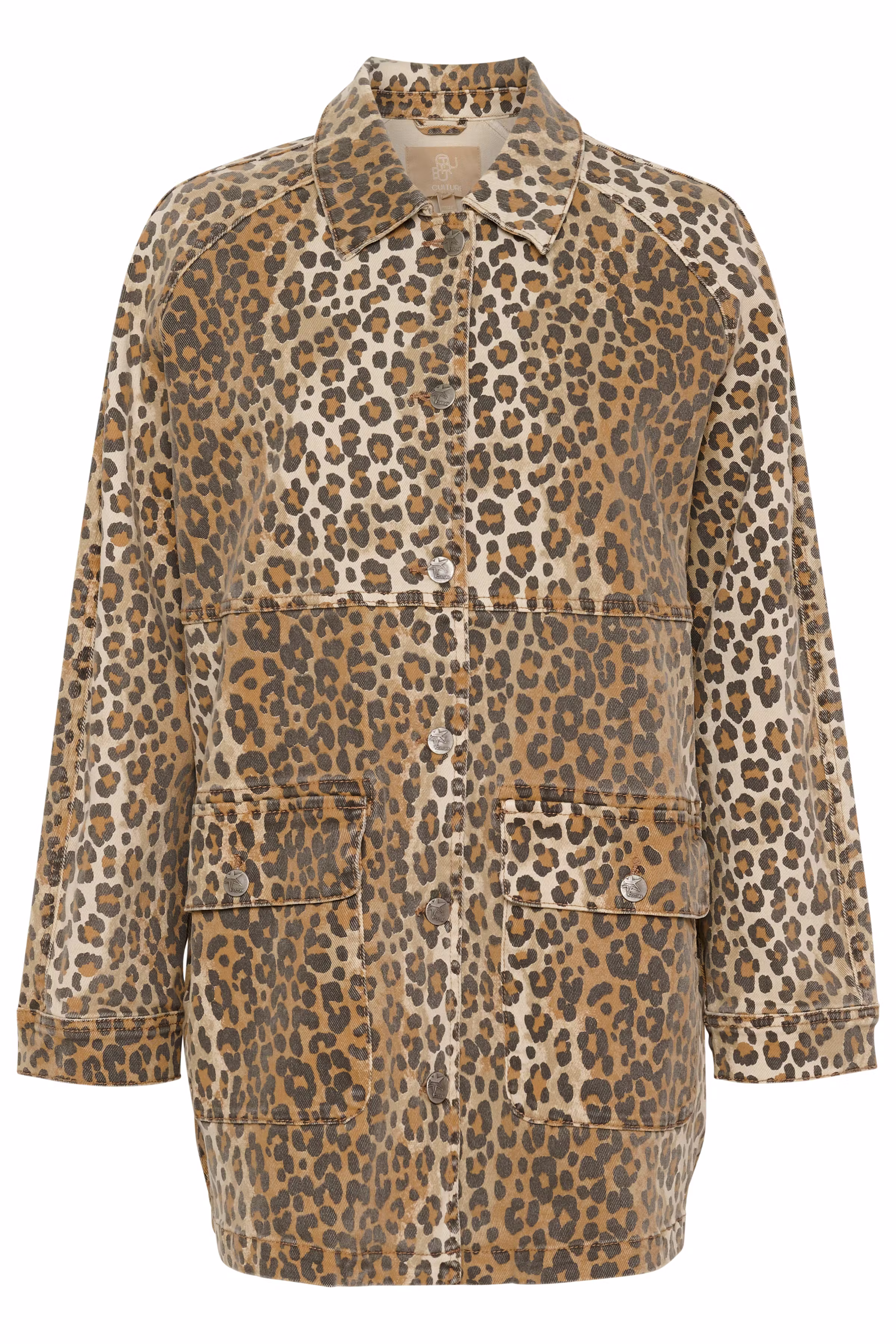 CUaliena Leopard Skjortejakke LOOKBOOK FRONT 50111657-107355