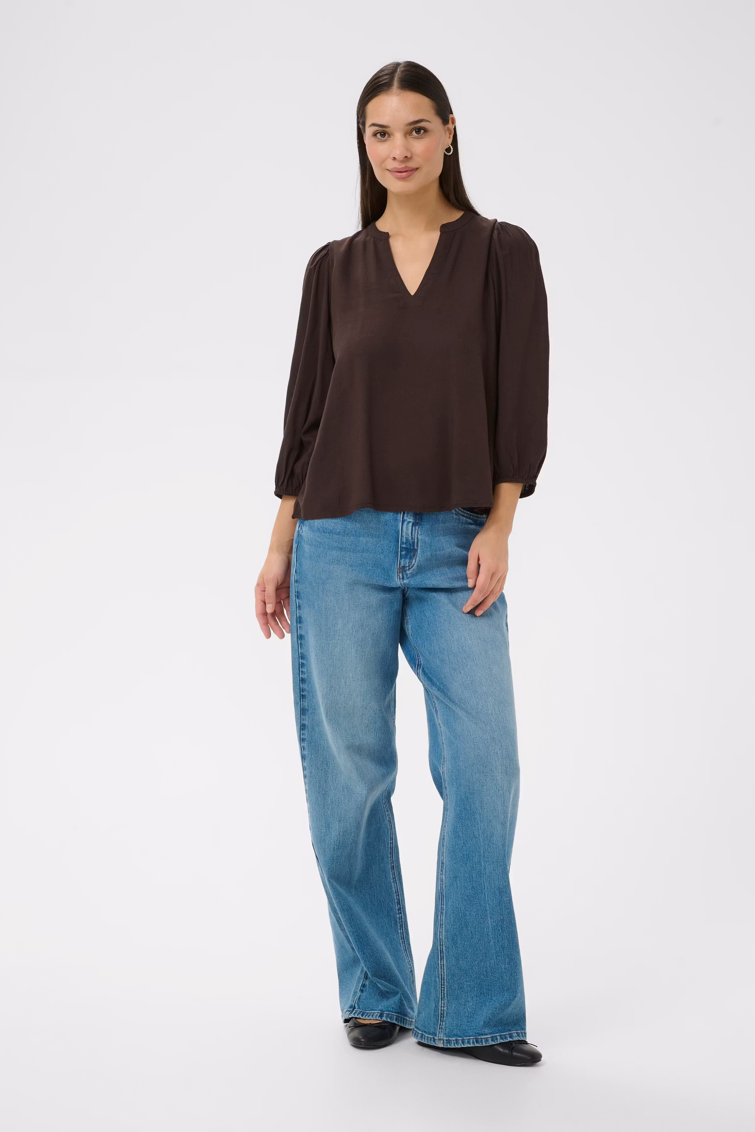 KAmilia Linne Top LOOKBOOK FRONT 10511457-191111