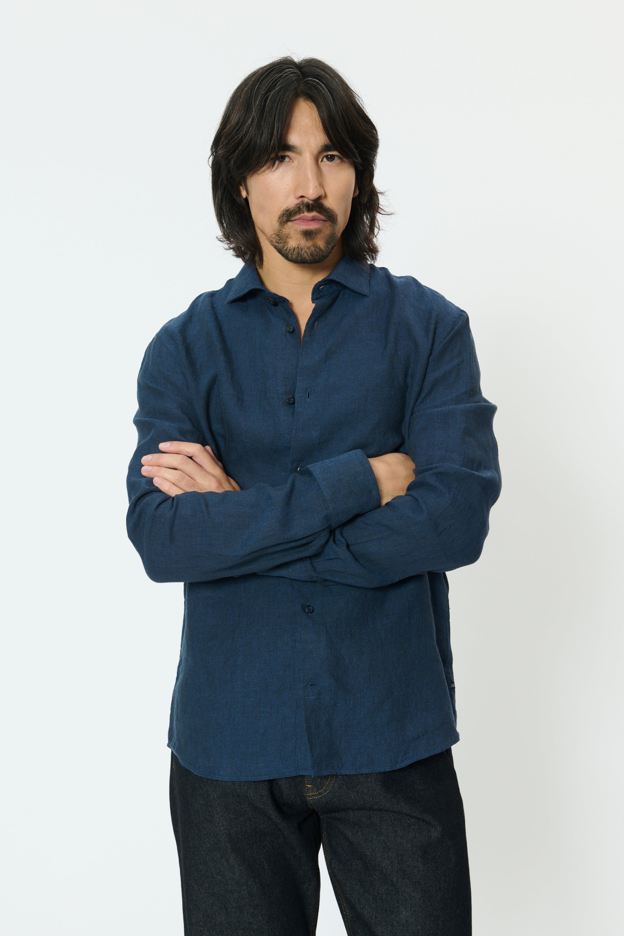 MAmarc linnen overhemd LOOKBOOK FRONT 30205841-194011