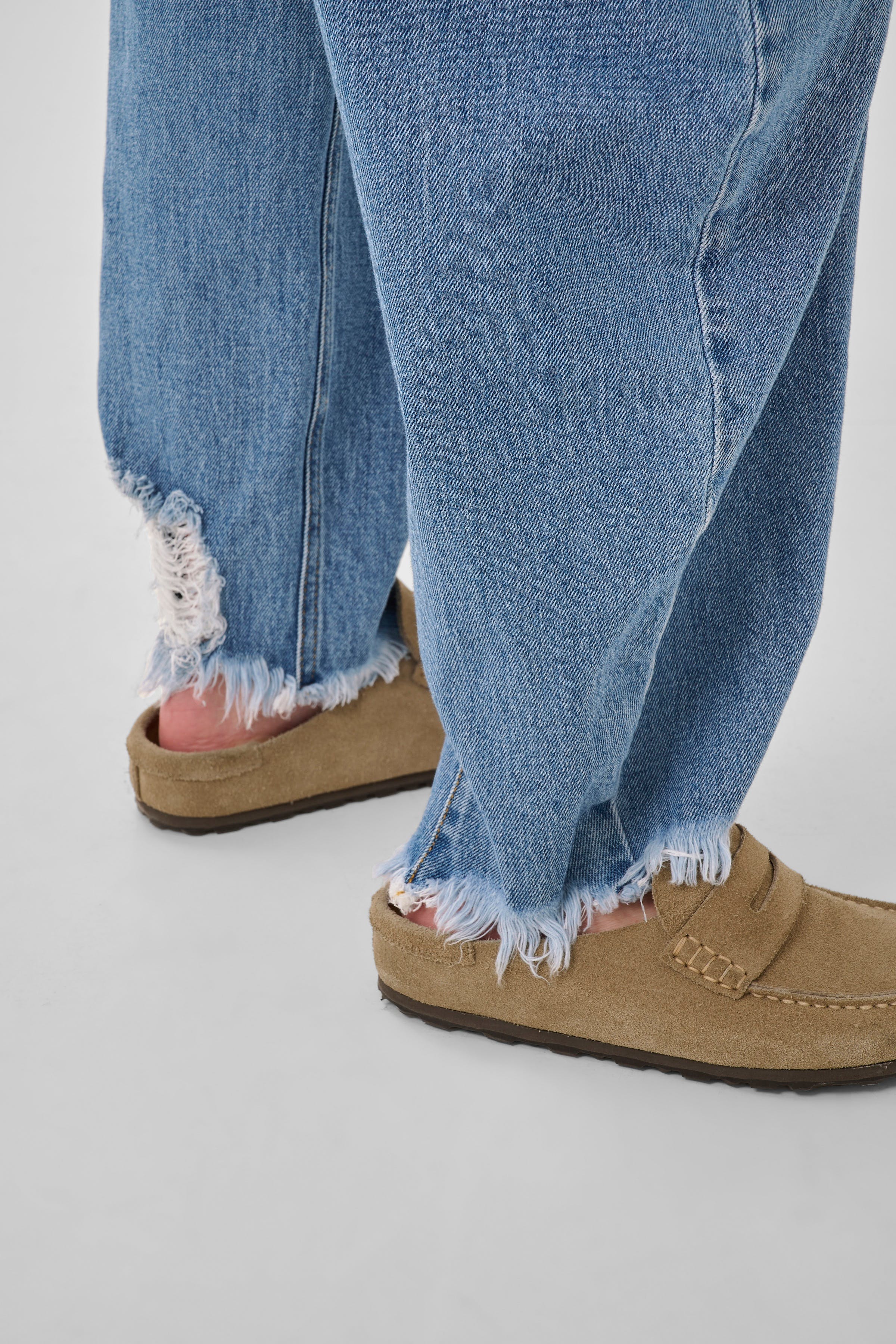 LucyMW Loose Barrel Jeans LOOKBOOK DETAIL 10705259-100053