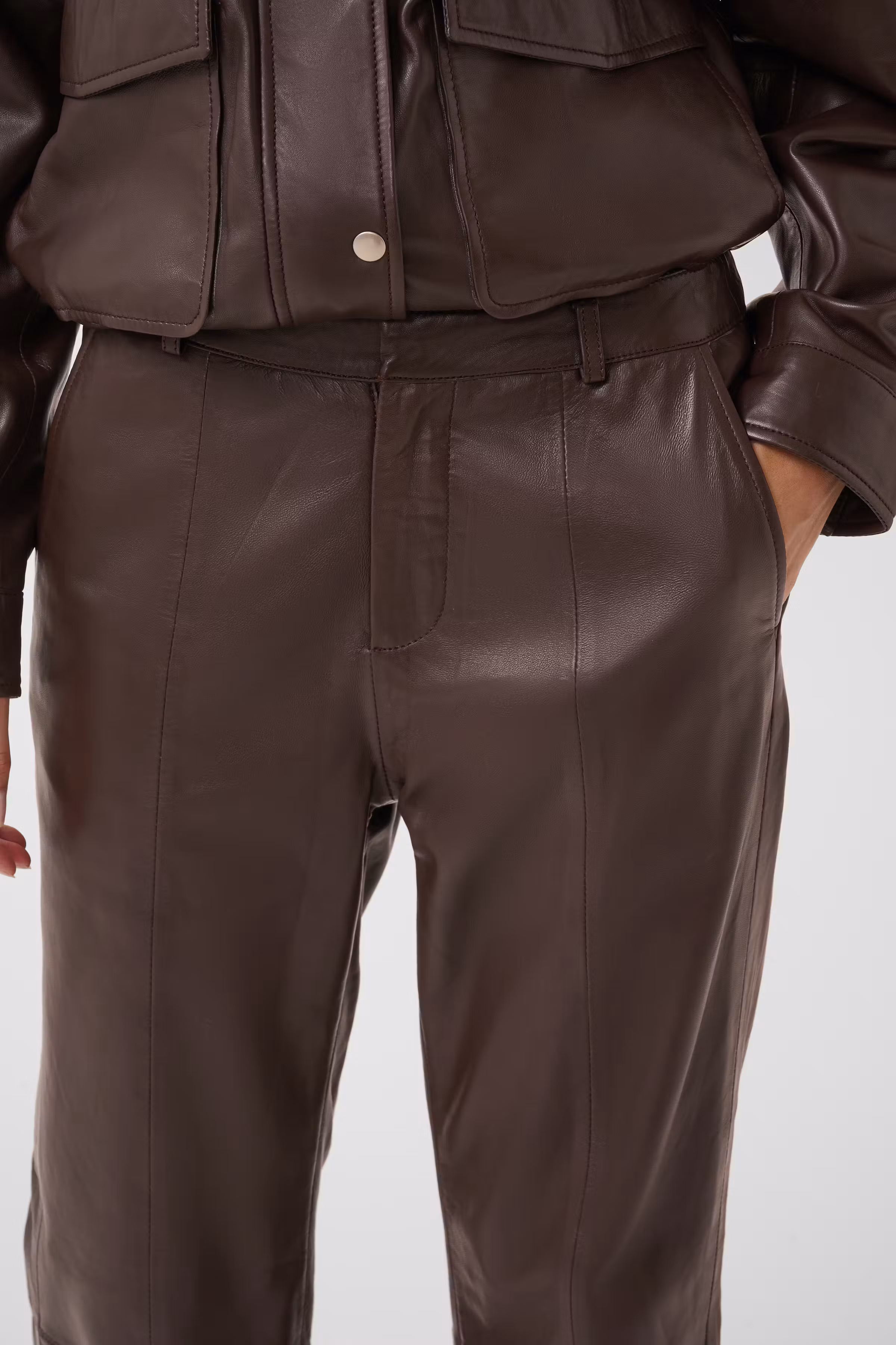 CUBORGNY Leren broek
 LOOKBOOK DETAIL 50114184-190915