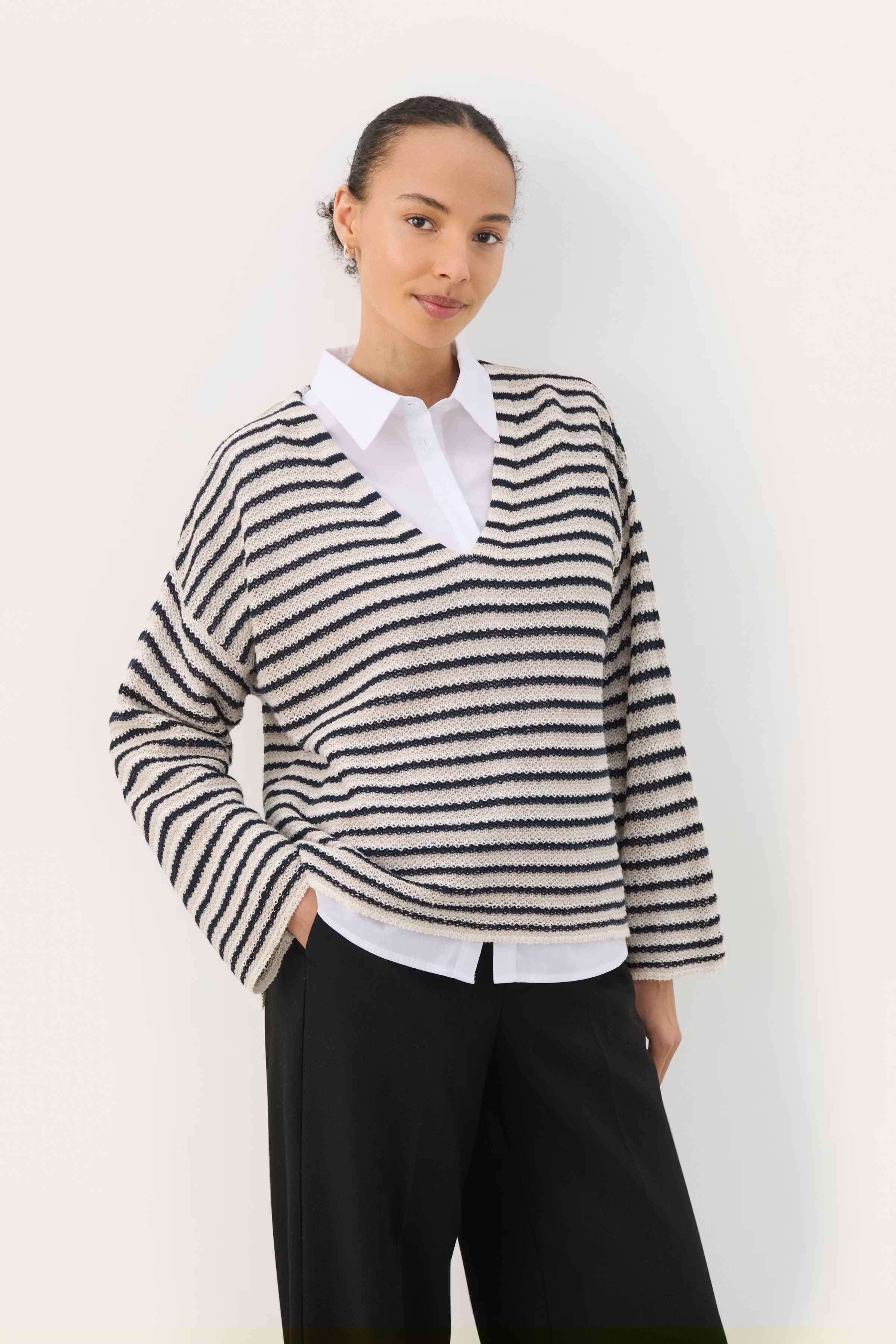 NahniPW Linnepullover LOOKBOOK FRONT 30309425-303600