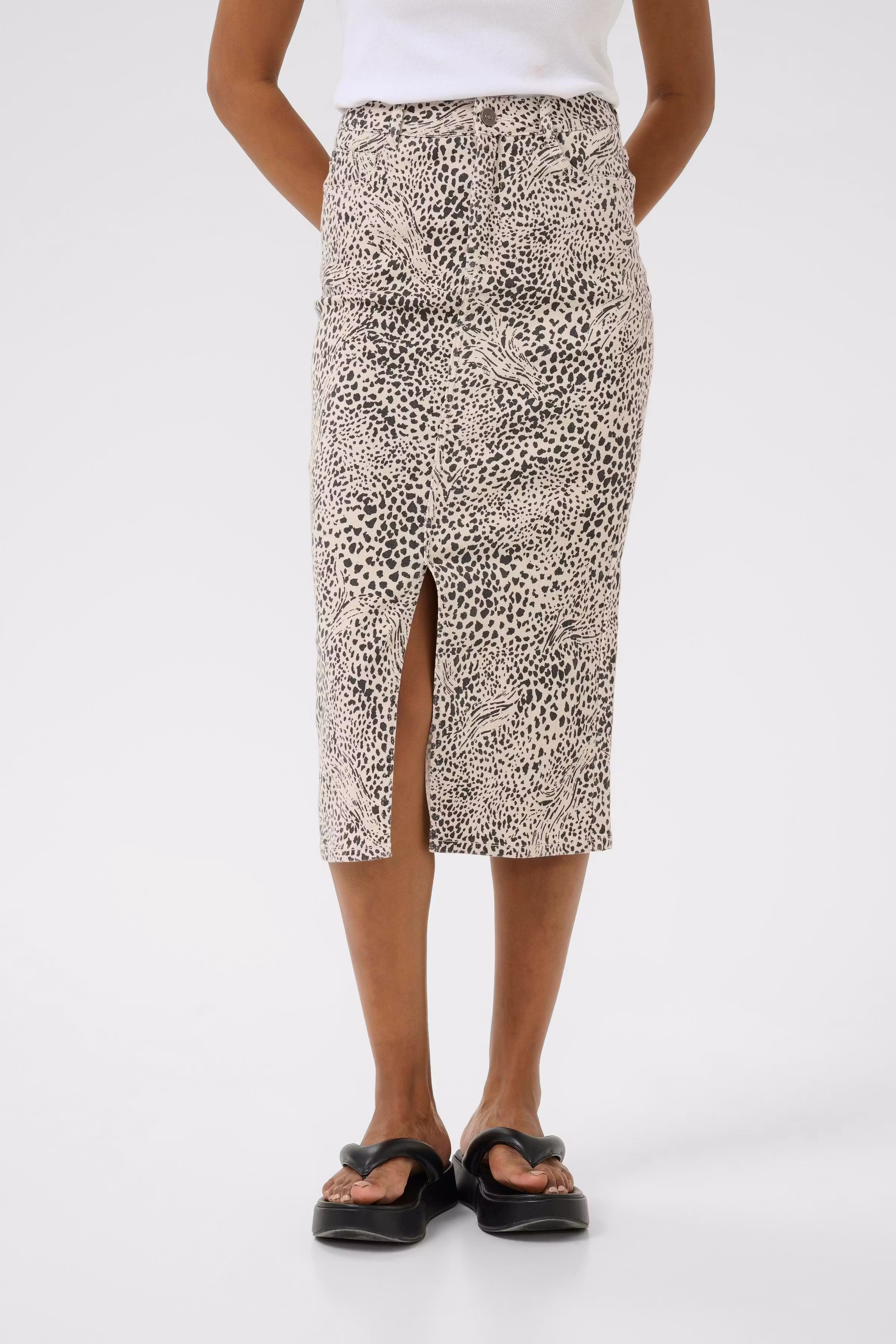 KAlisa Denimnederdel LOOKBOOK FRONT 10509882-107403