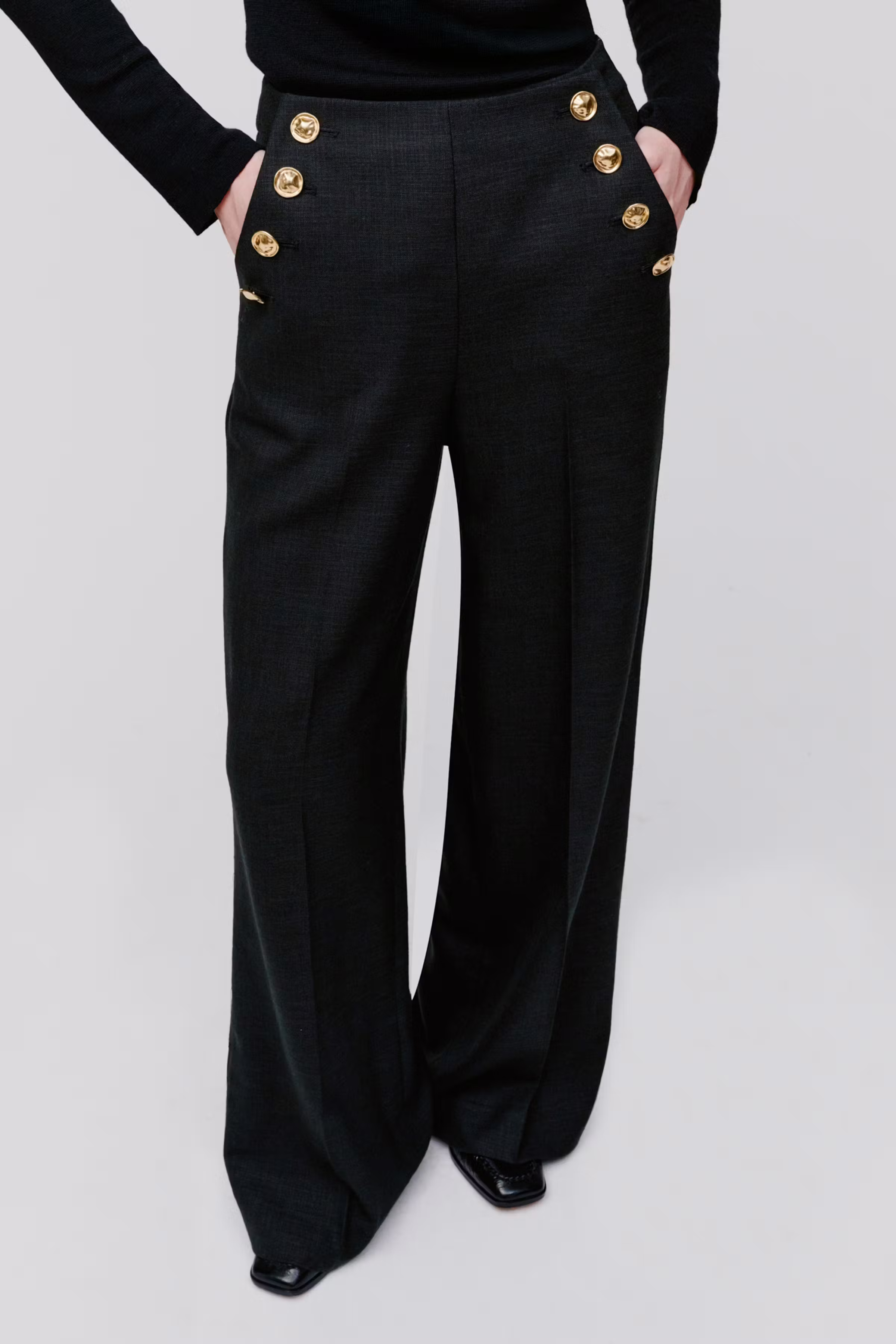 PHELINE Trousers LOOKBOOK FRONT 30600730-BK999