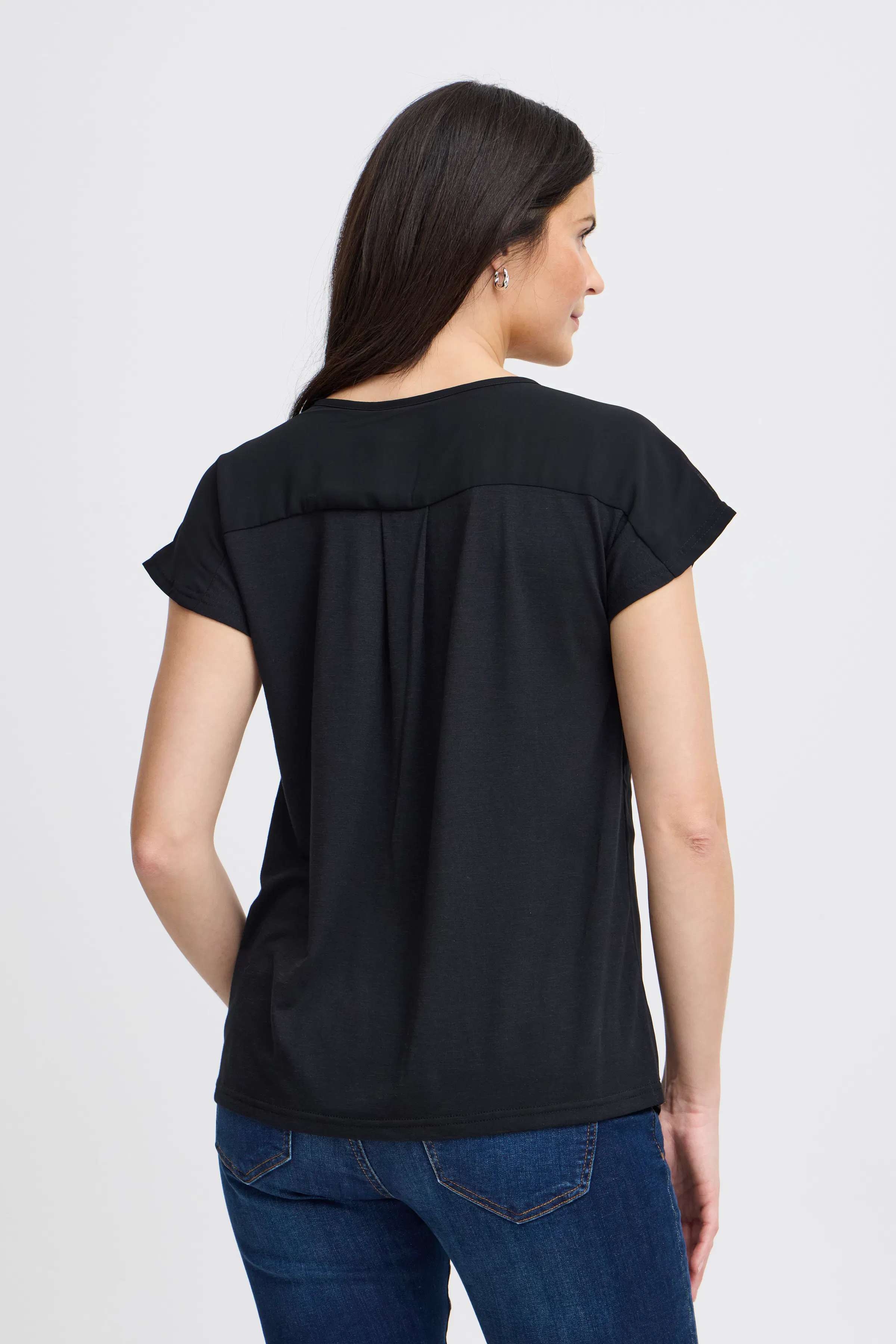 Kortærmet bluse LOOKBOOK BACK 20603737-60096