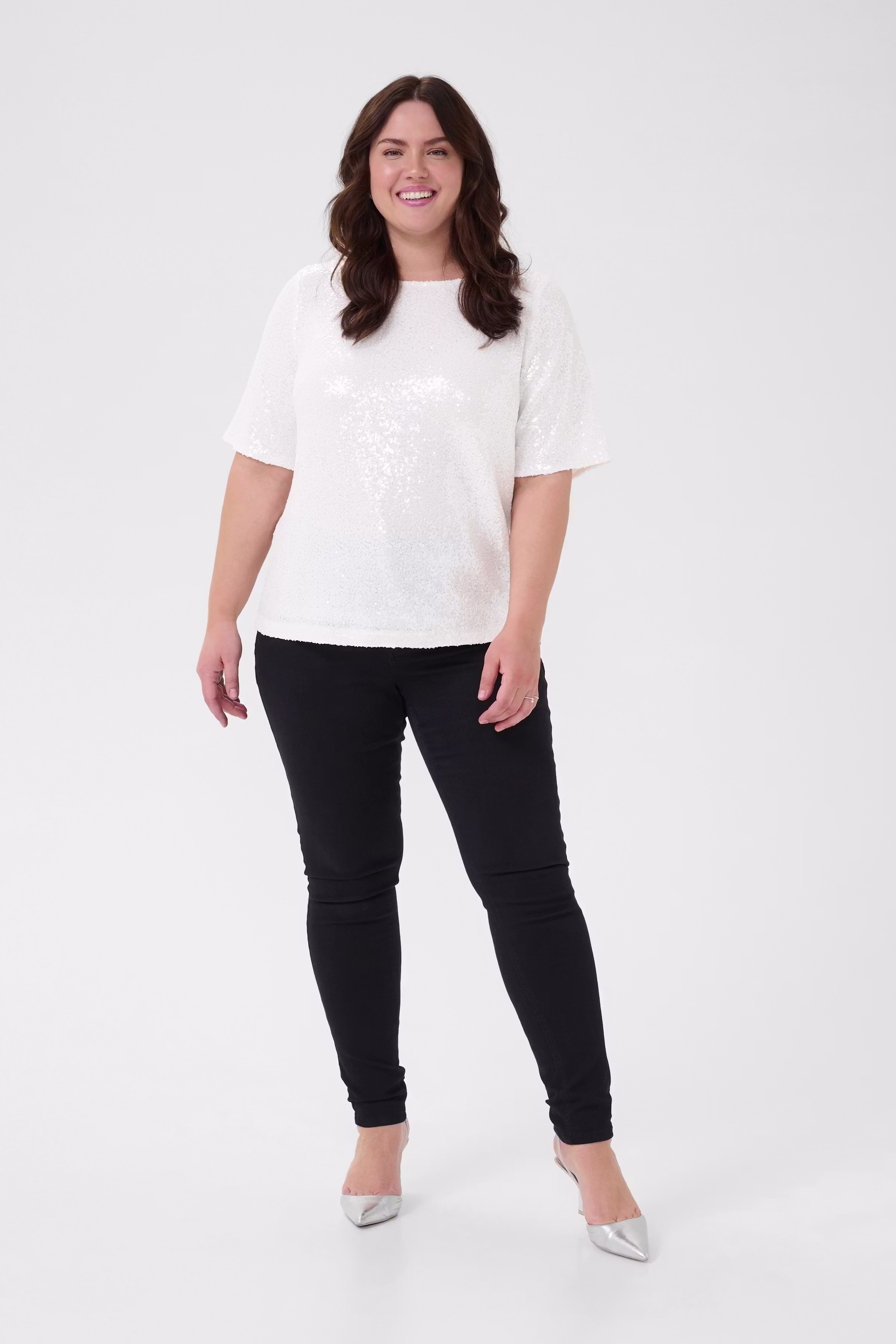 KCmirana Pailletbluse LOOKBOOK FRONT 10583819-110602