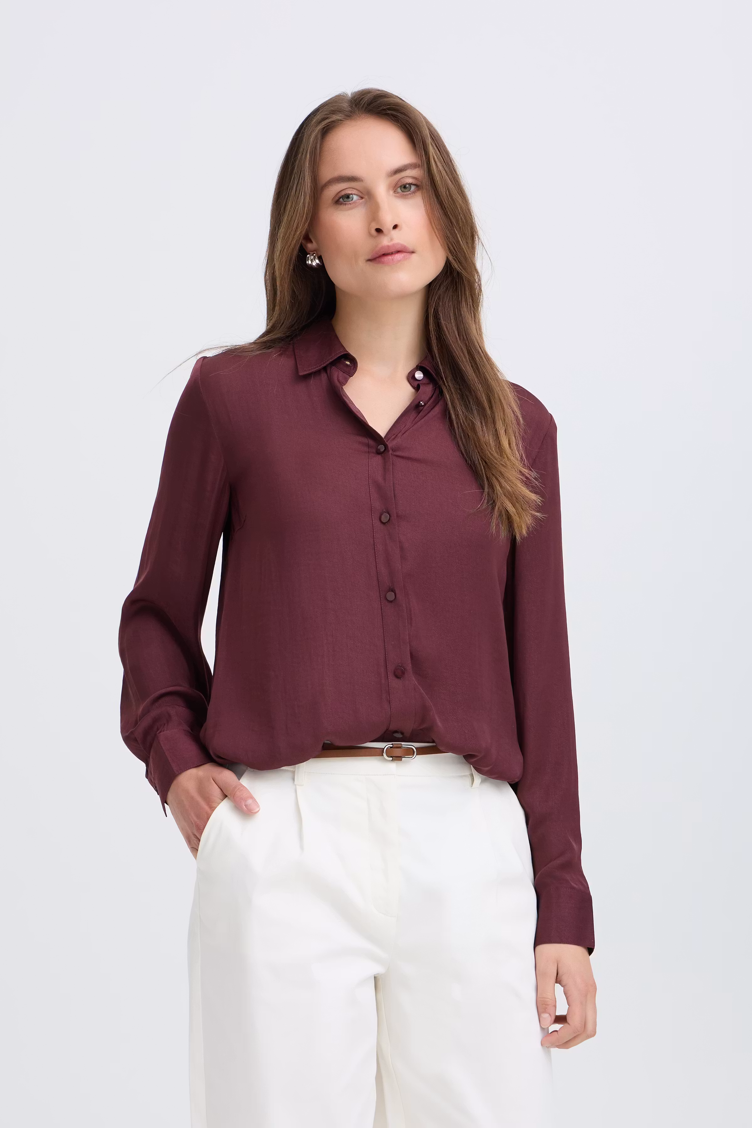 BYIVAL Skjorte LOOKBOOK FRONT 20819438-191718