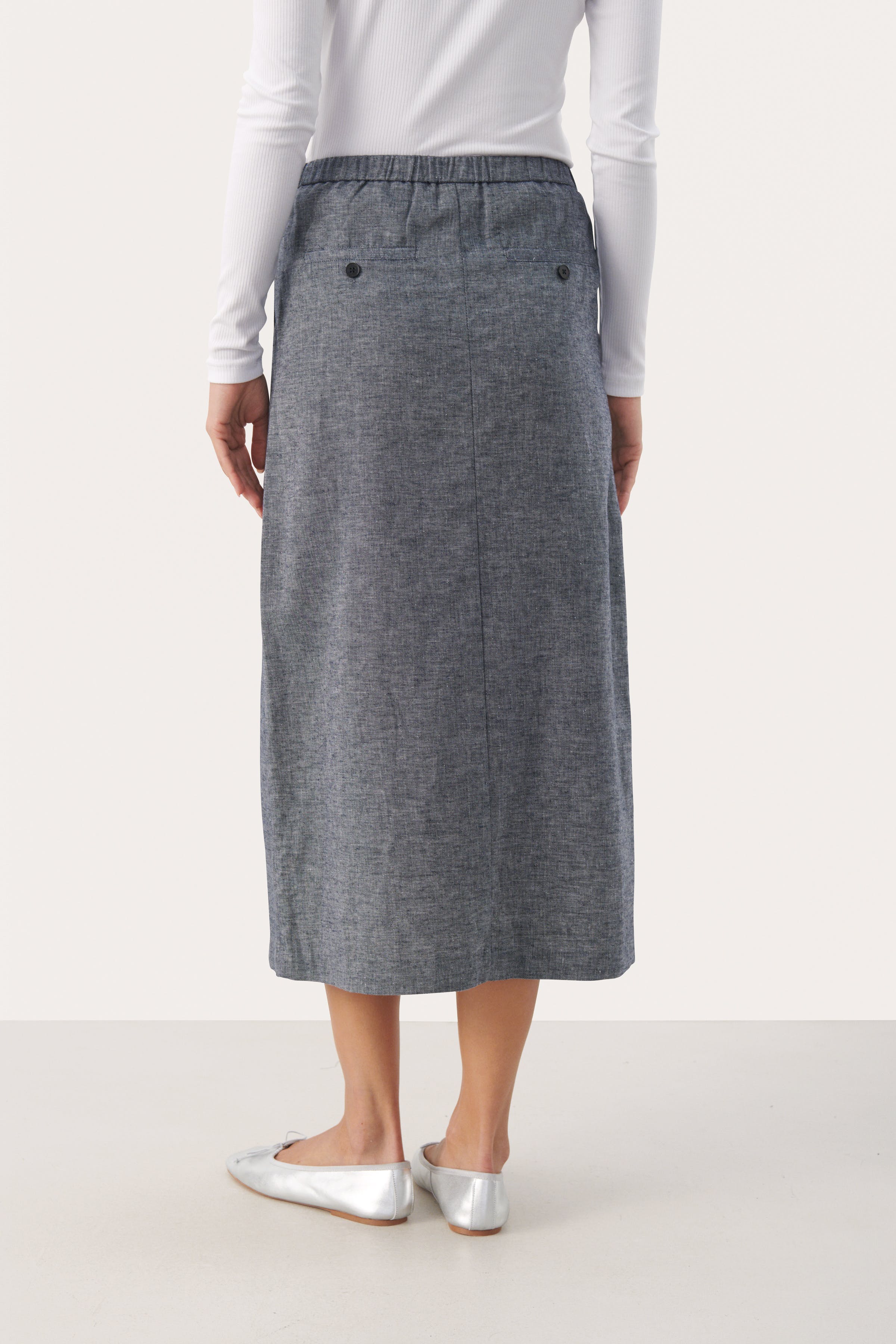 EsilaPW Long skirt LOOKBOOK BACK 30308560-302818