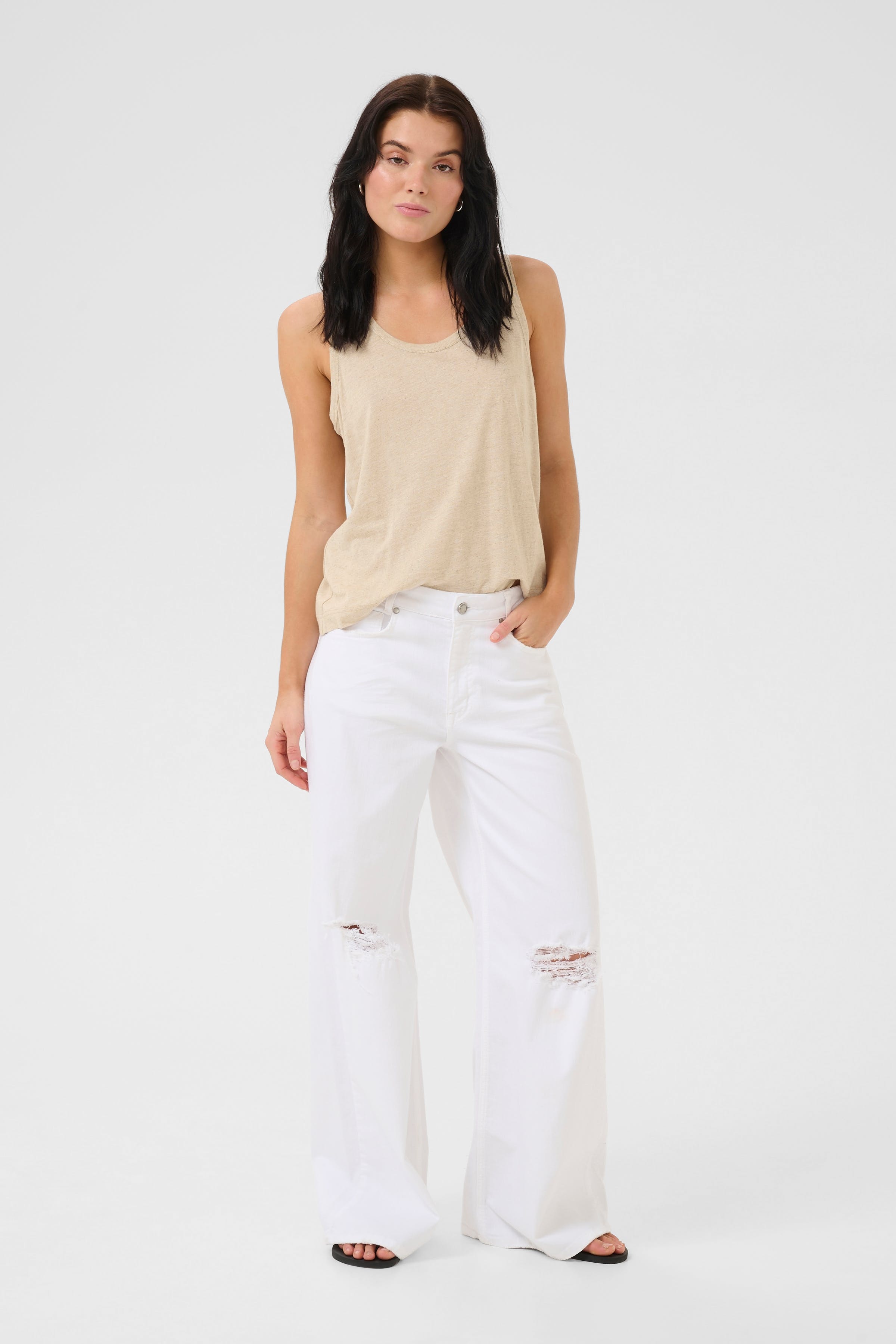 LisaMW Linen Top LOOKBOOK FRONT 10704763-1304011