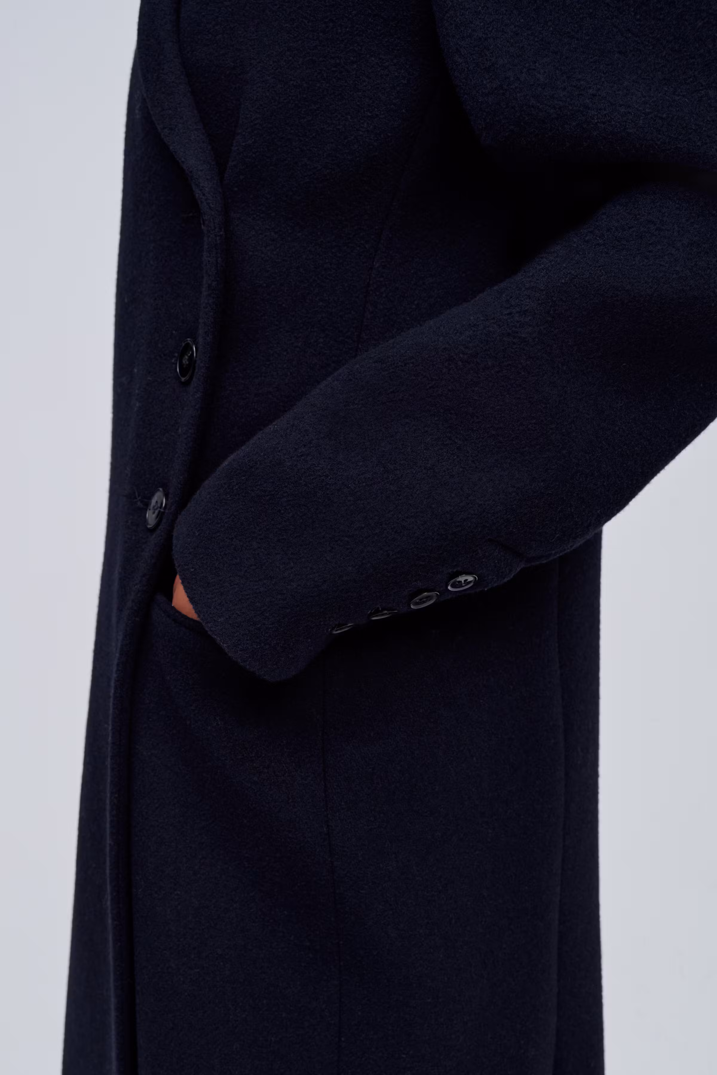 IOClio Coat LOOKBOOK DETAIL 30600047-BL900