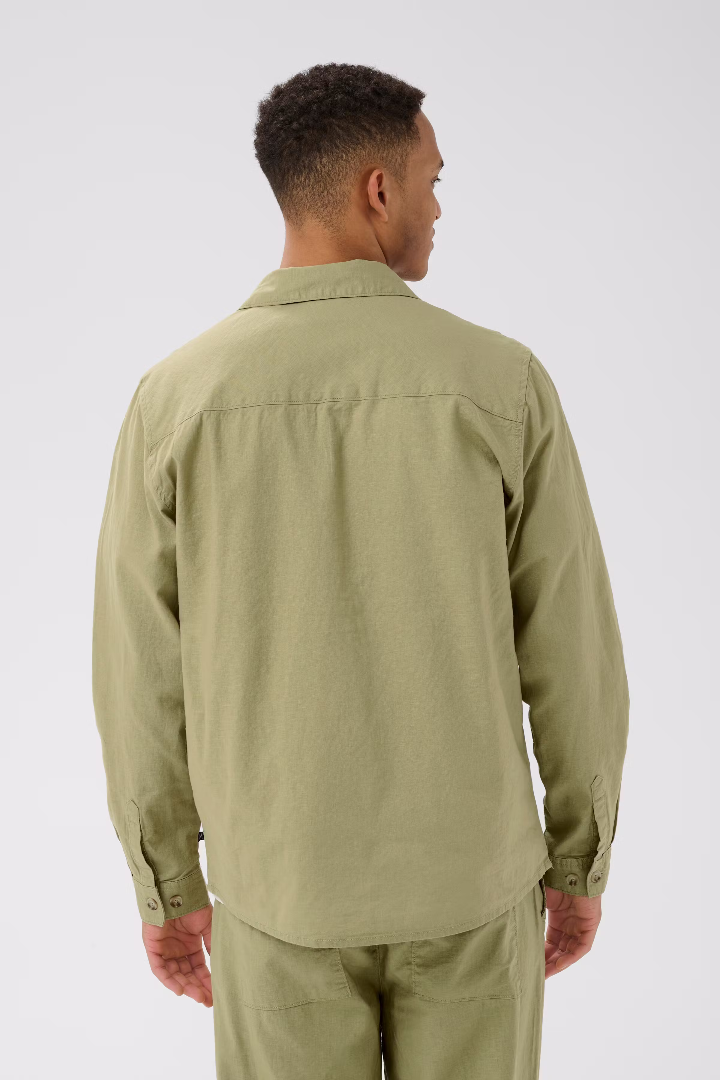 MAbarto linen shirt LOOKBOOK BACK 30207435-161118