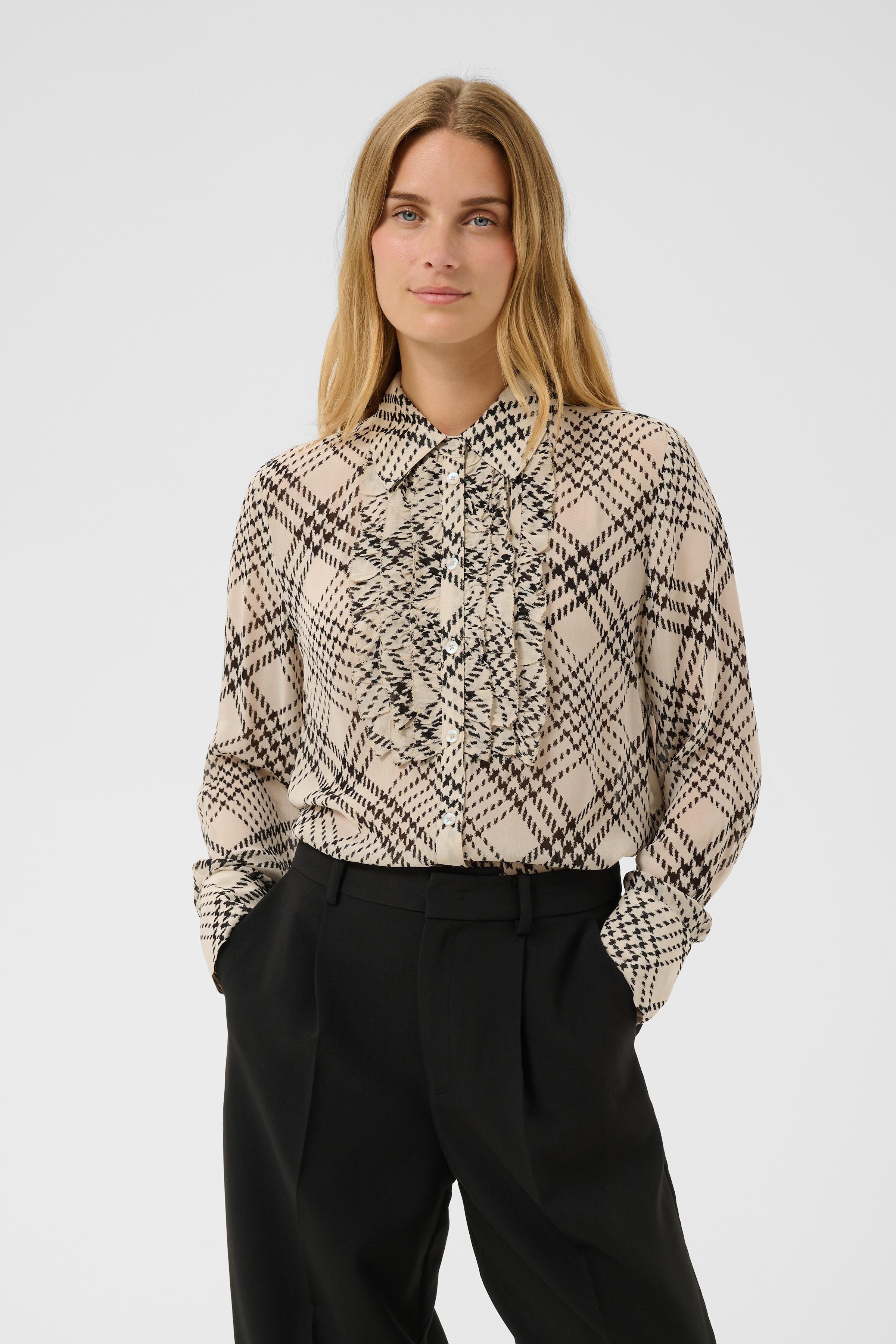 VanoraPW Skjorte LOOKBOOK FRONT 30310139-305303
