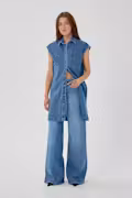 Dangomw Denim Kjole