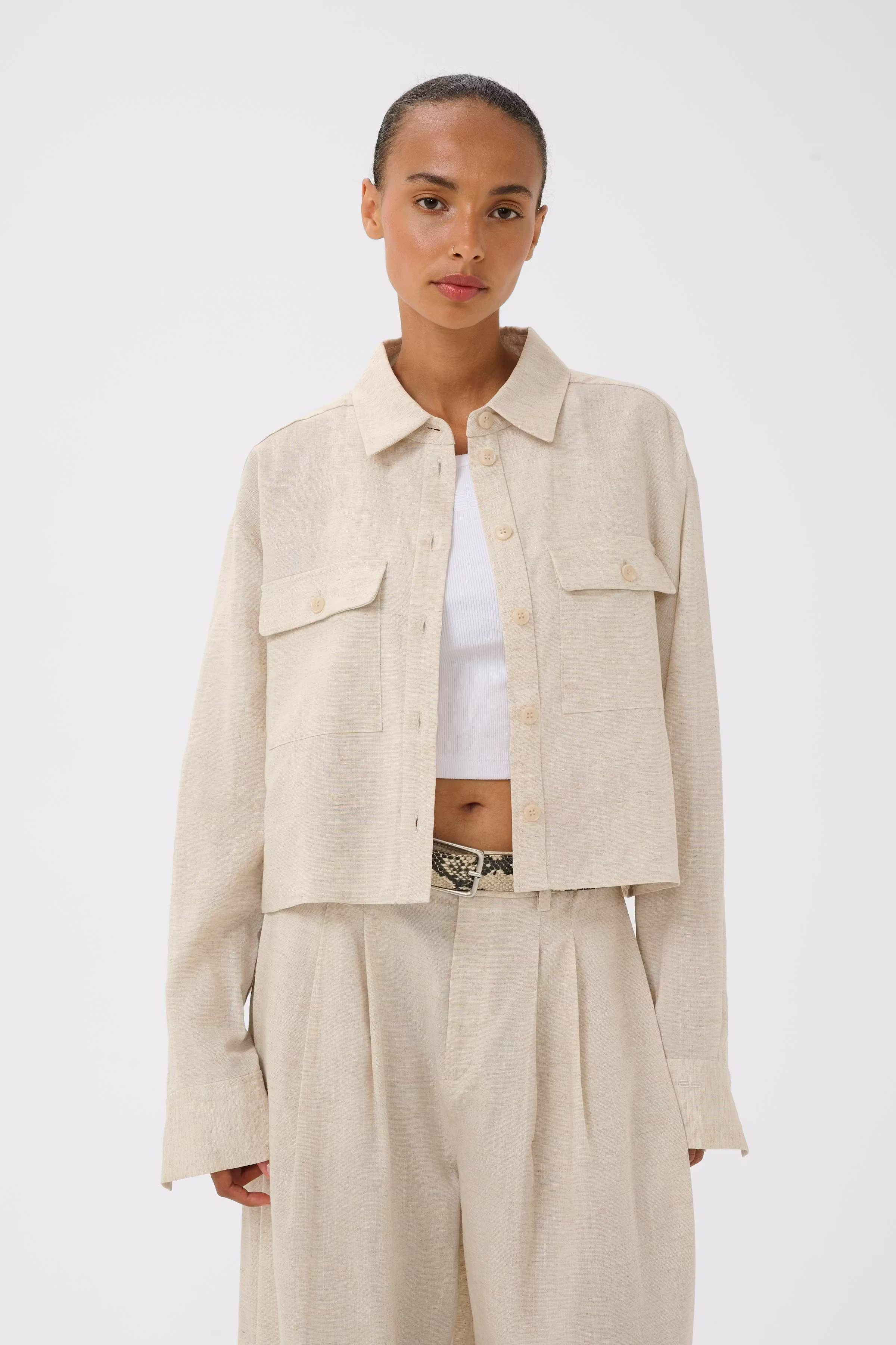GZriava Leinenhemd LOOKBOOK FRONT 10911254-107203