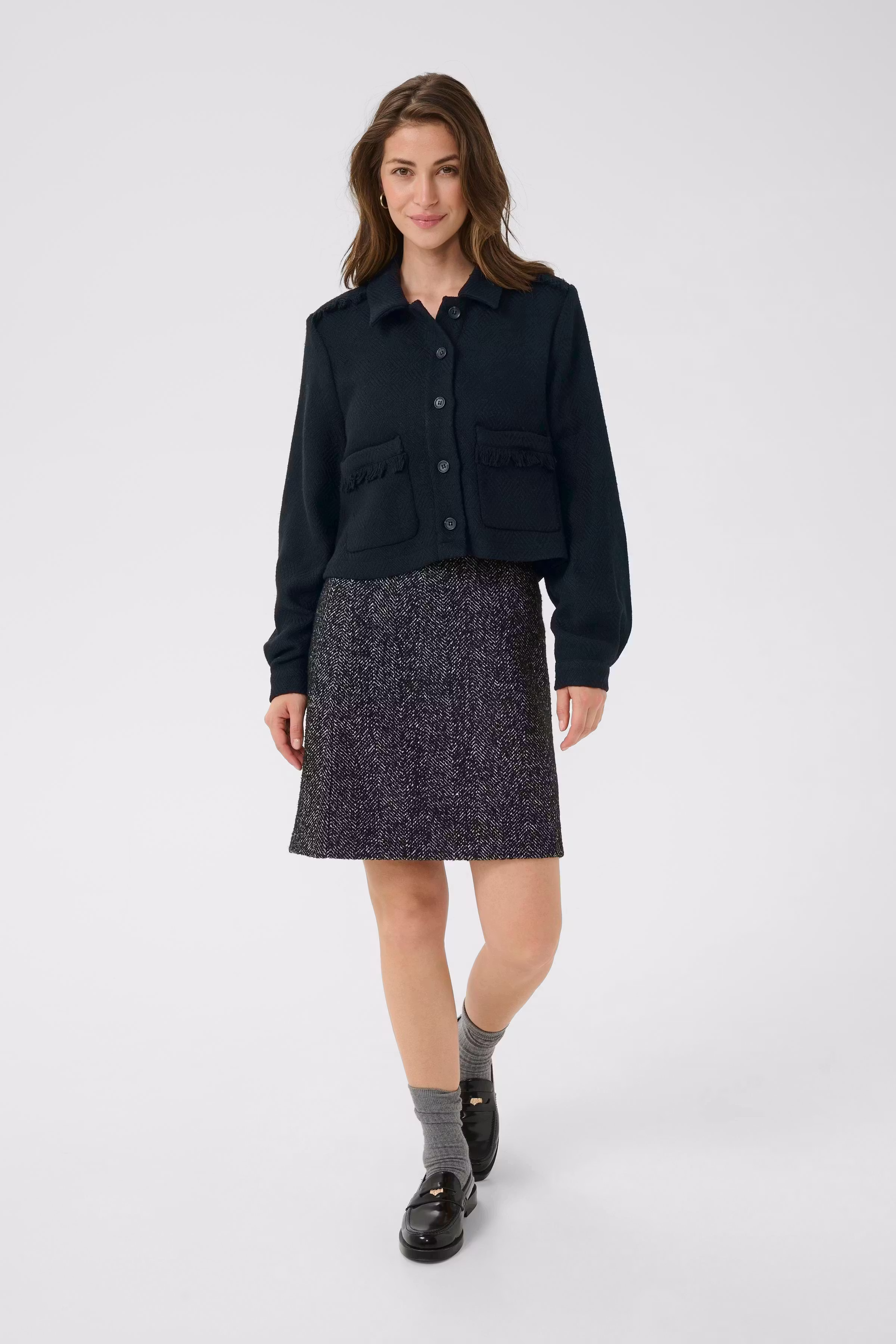 CRBayu Casual jakke LOOKBOOK FRONT 10614133-100120