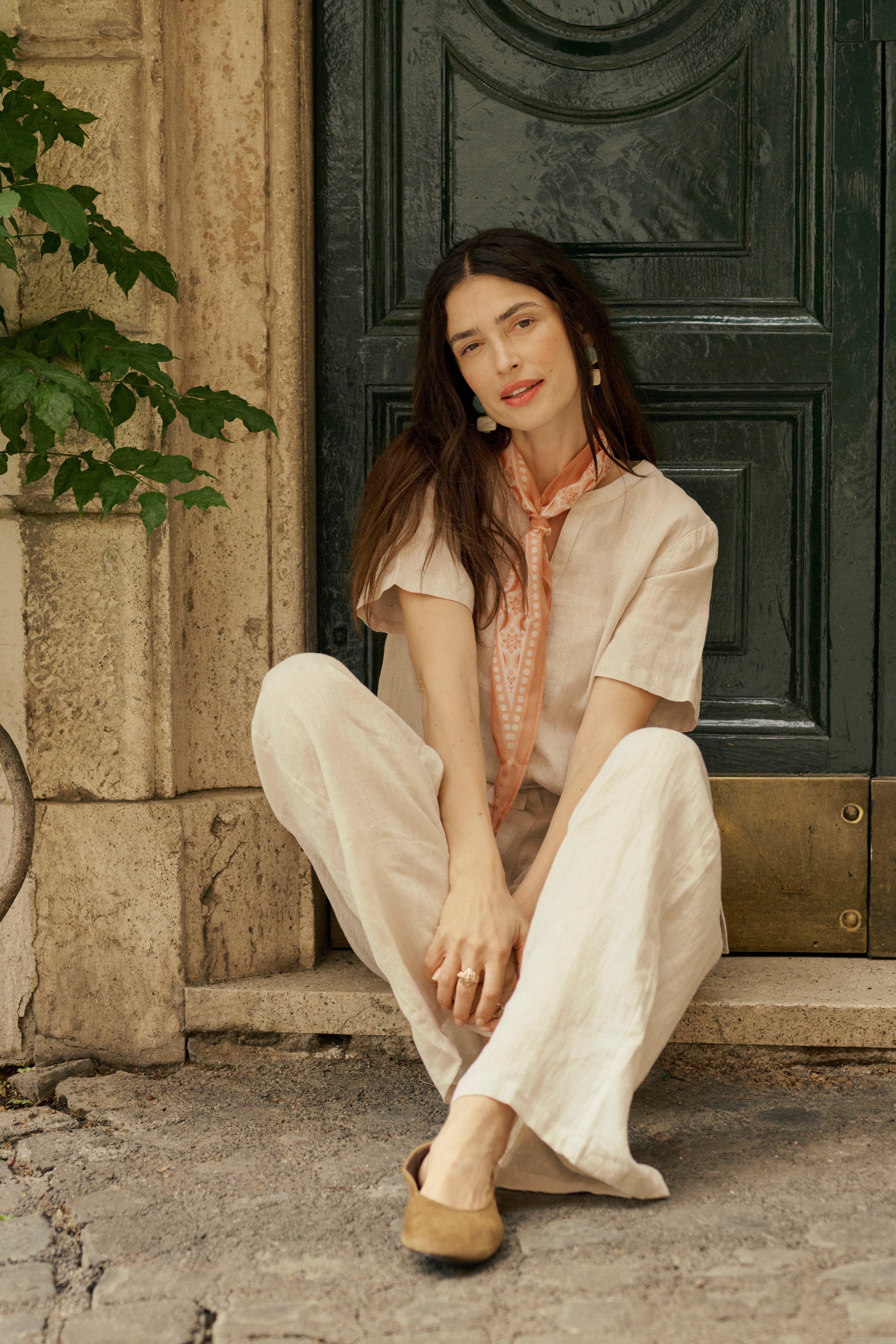 CRBellis Chemise en lin LOCATION NONE 10611578-104537