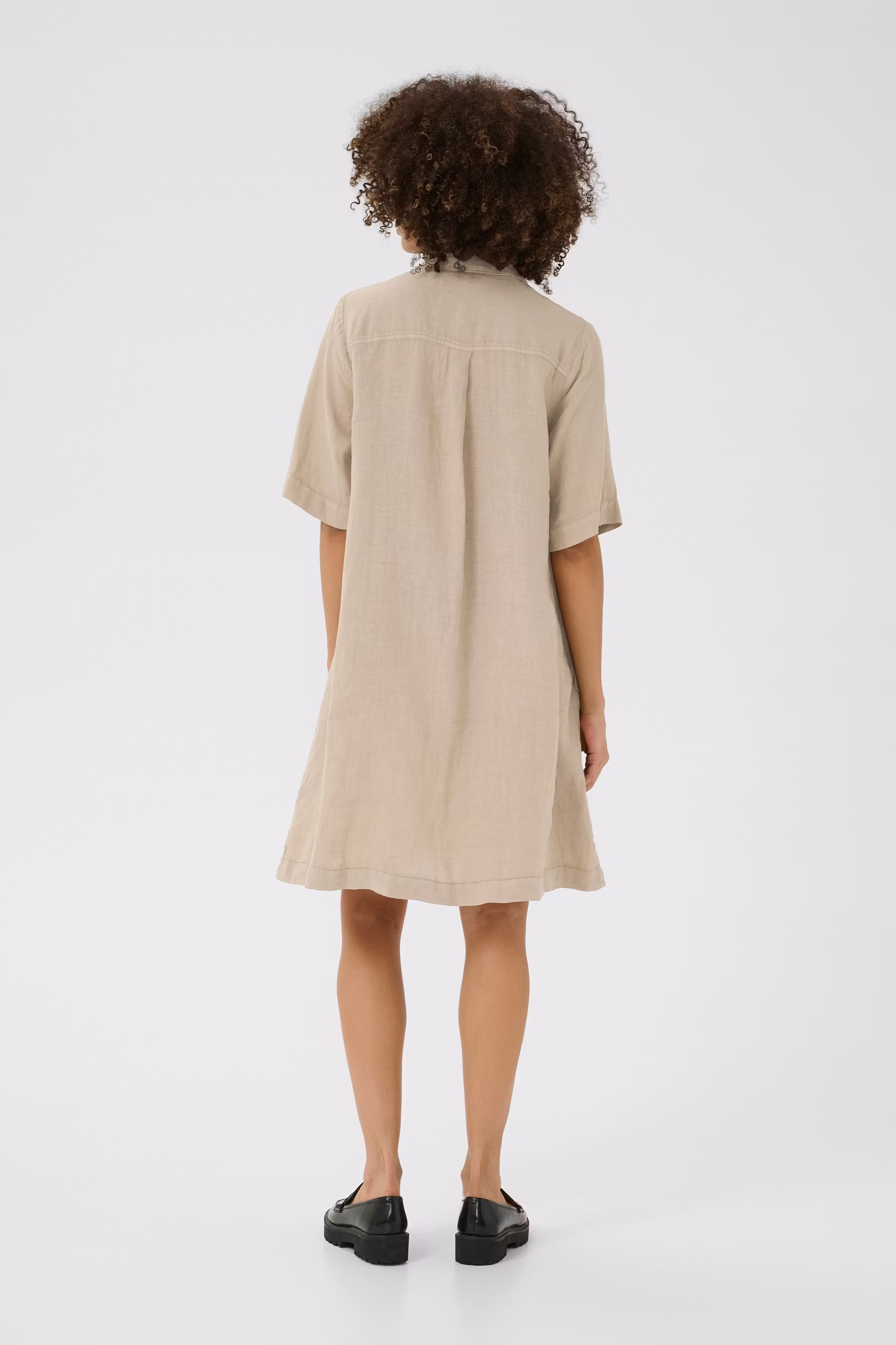 CUnyssa 100% Lin Kjole LOOKBOOK BACK 50111696-171009