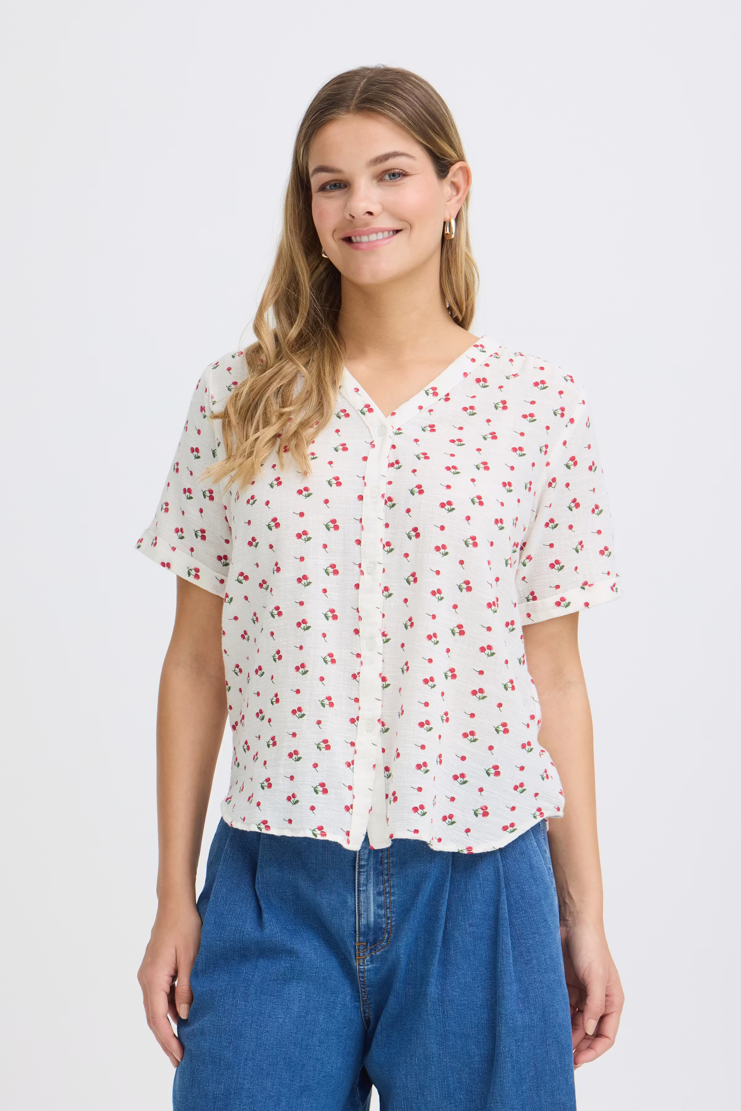 FRBOBBI Skjorte LOOKBOOK FRONT 20615707-900008403