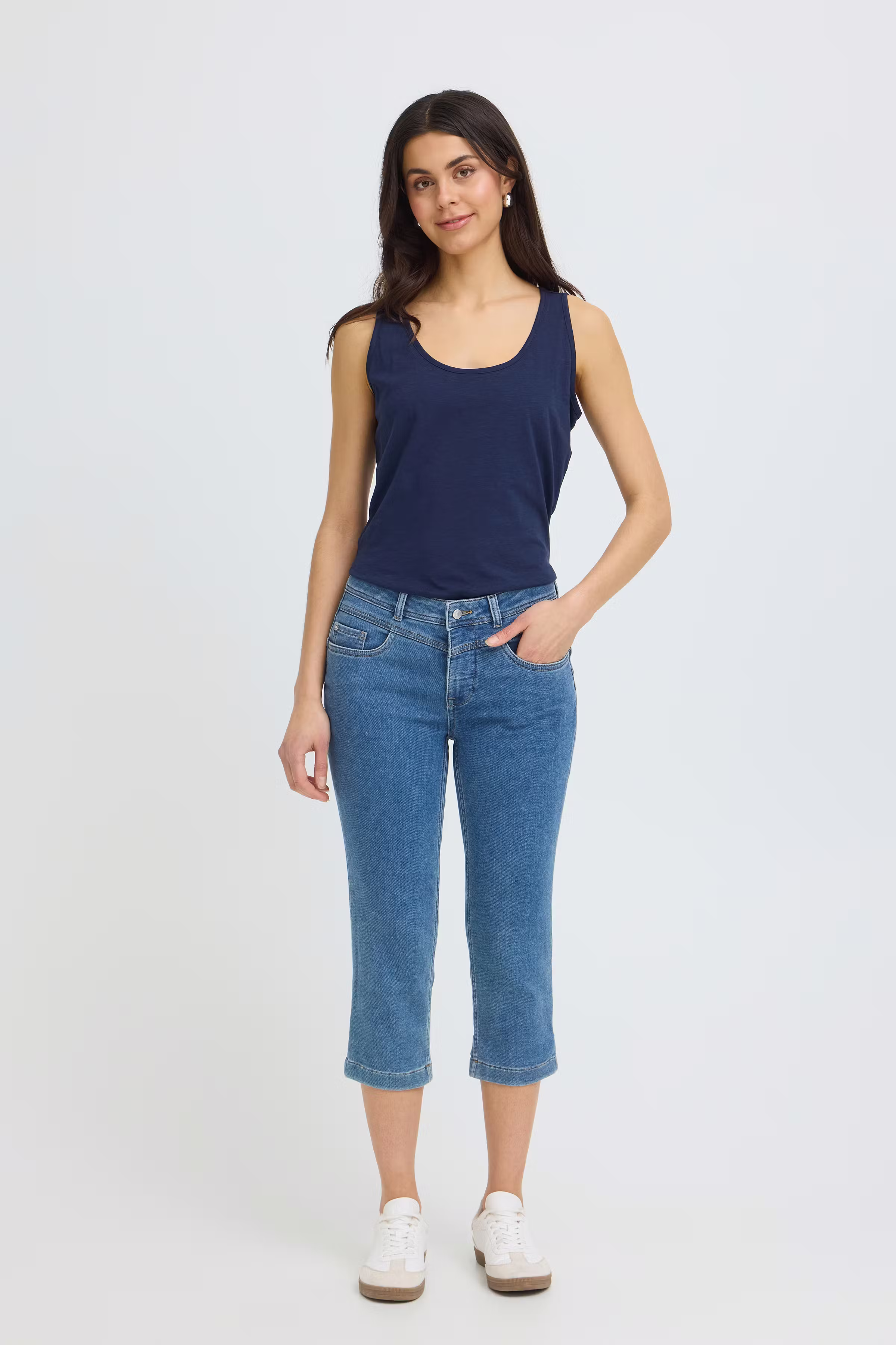 FRVILJA Caprihose LOOKBOOK FRONT 20616148-200988