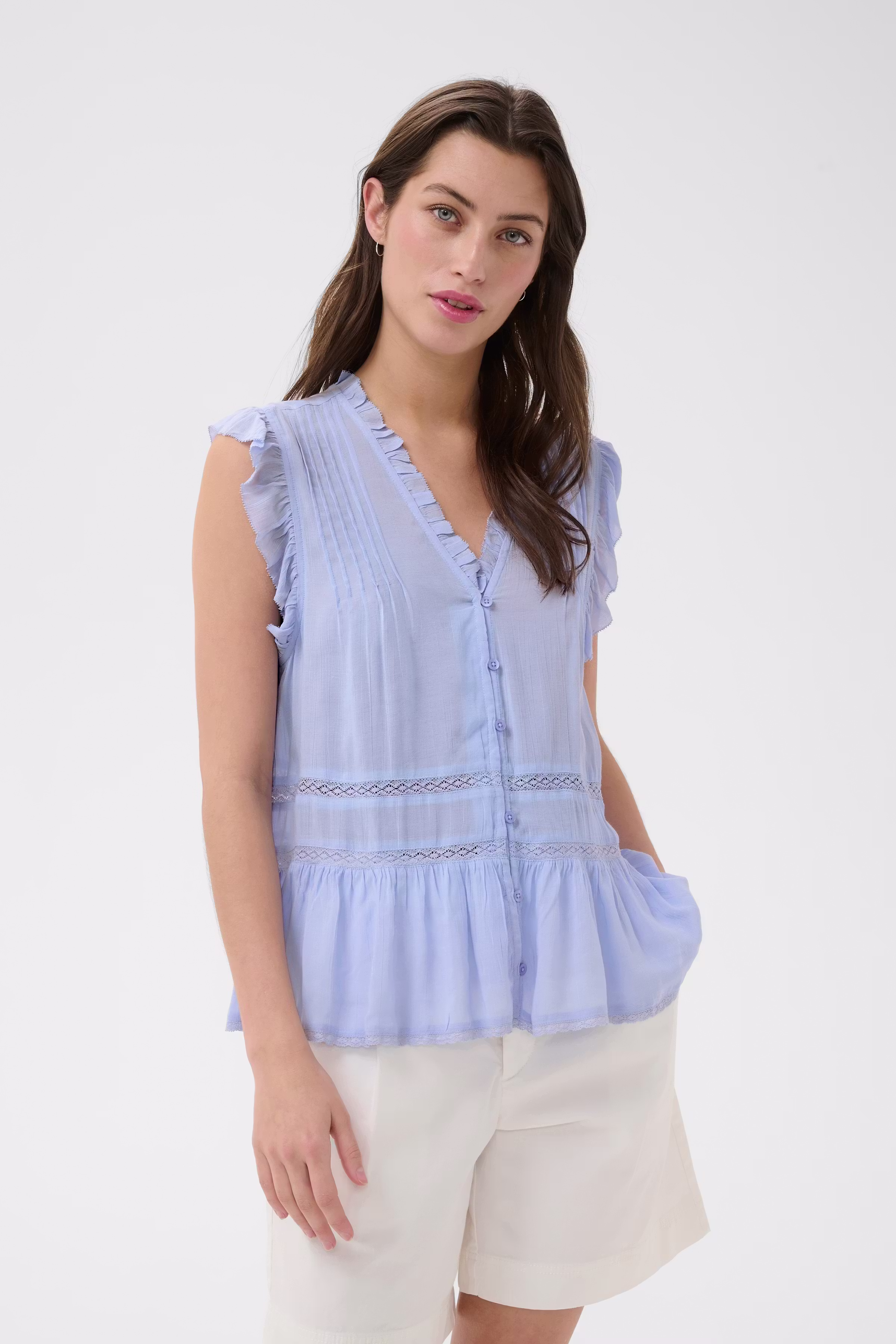 BernadetePW Bluse LOOKBOOK FRONT 30310536-163922