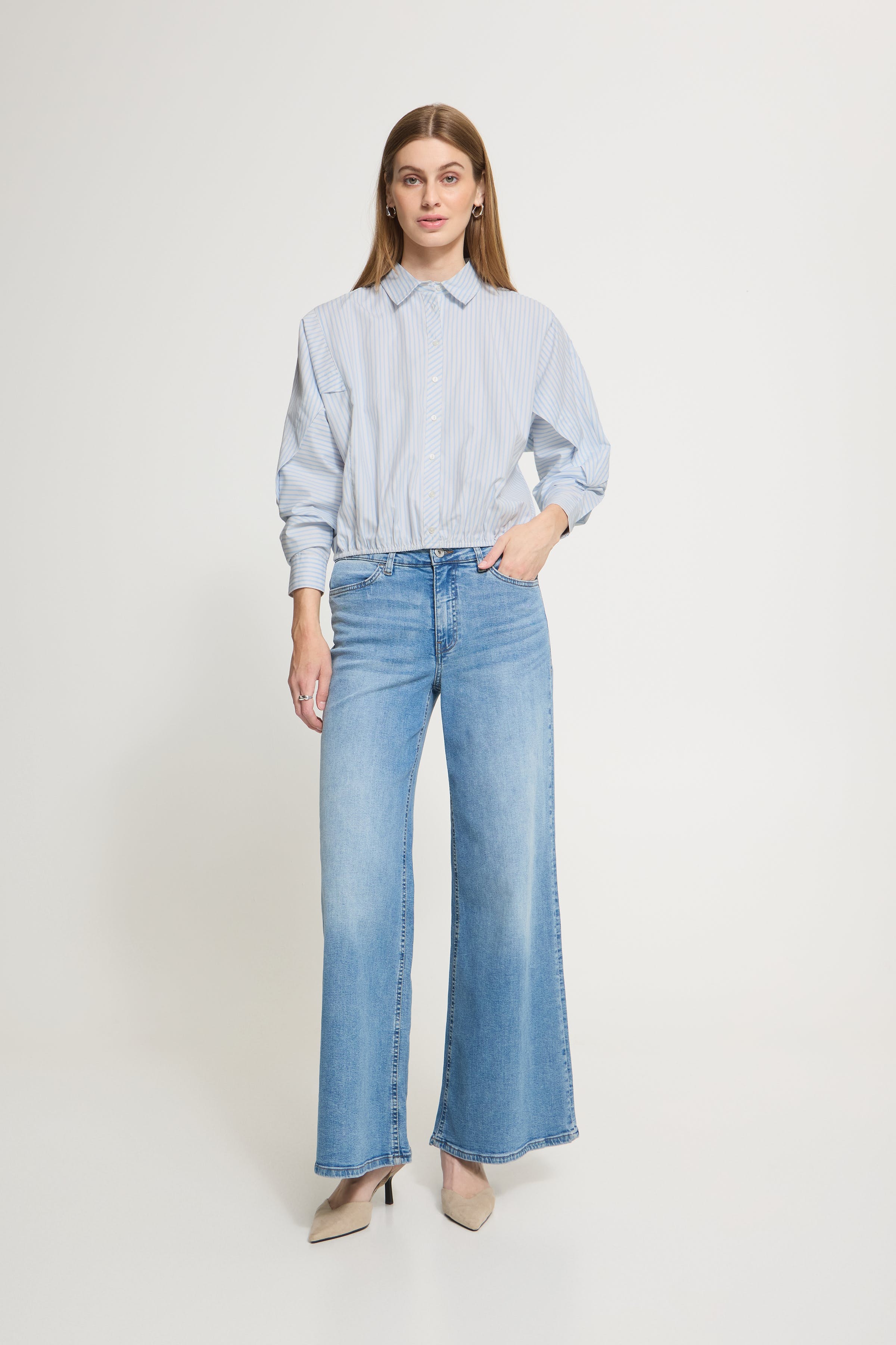 IHJADELINE Skjorte LOOKBOOK FRONT 20126178-900008736