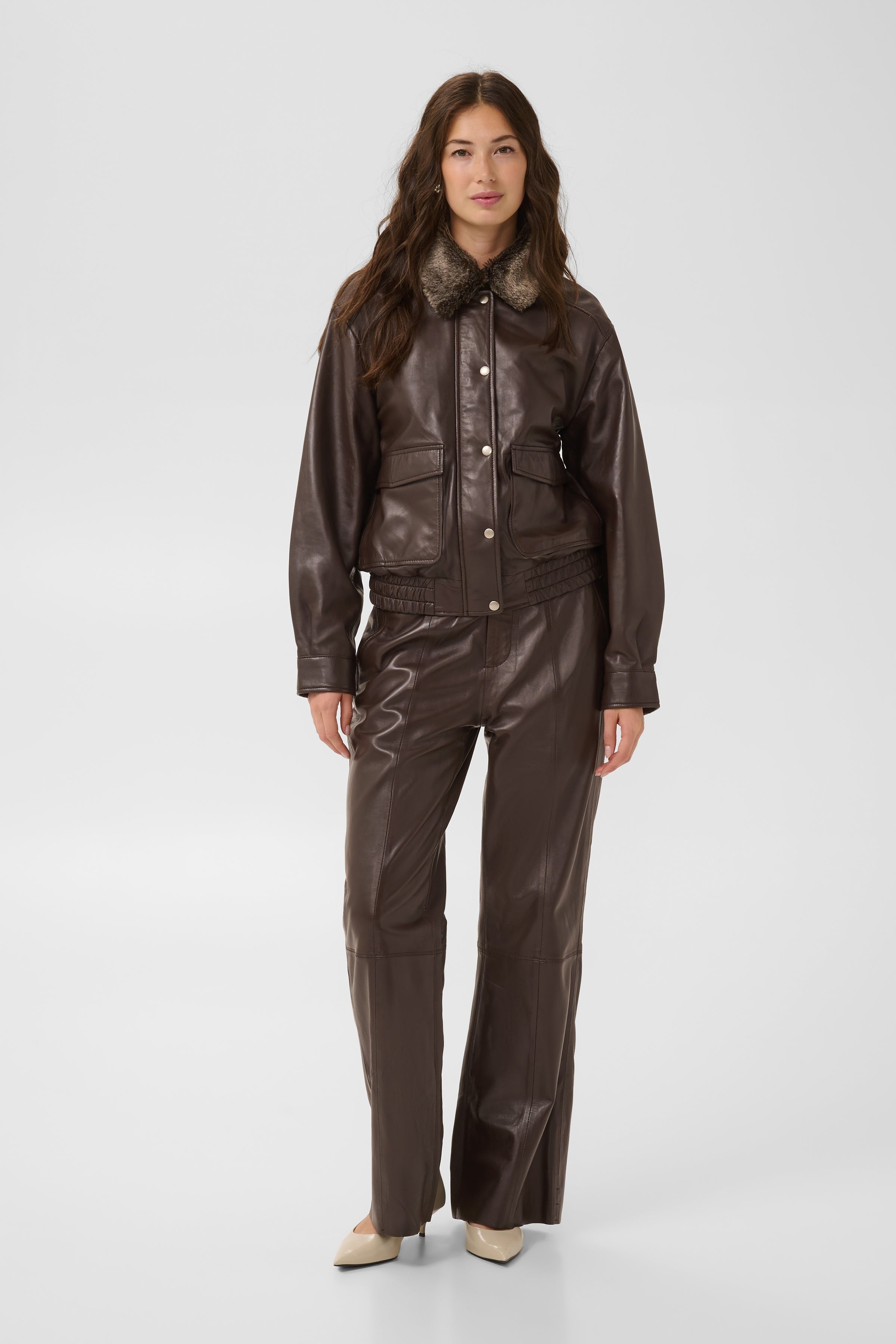 CUBORGNY Leather trousers
 LOOKBOOK FRONT 50114184-190915