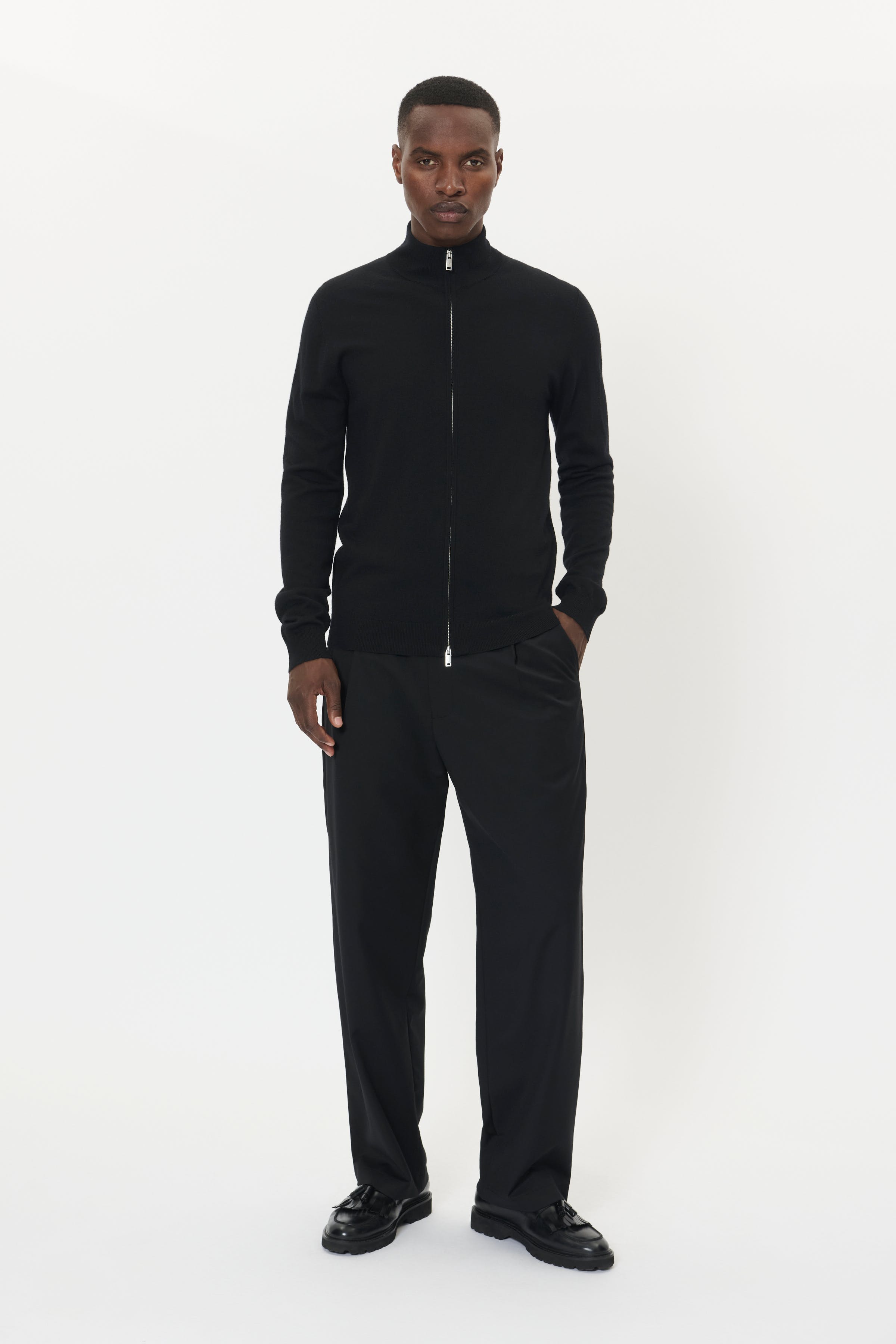 MAmason Merino Cardigan LOOKBOOK FRONT 30204879-300275