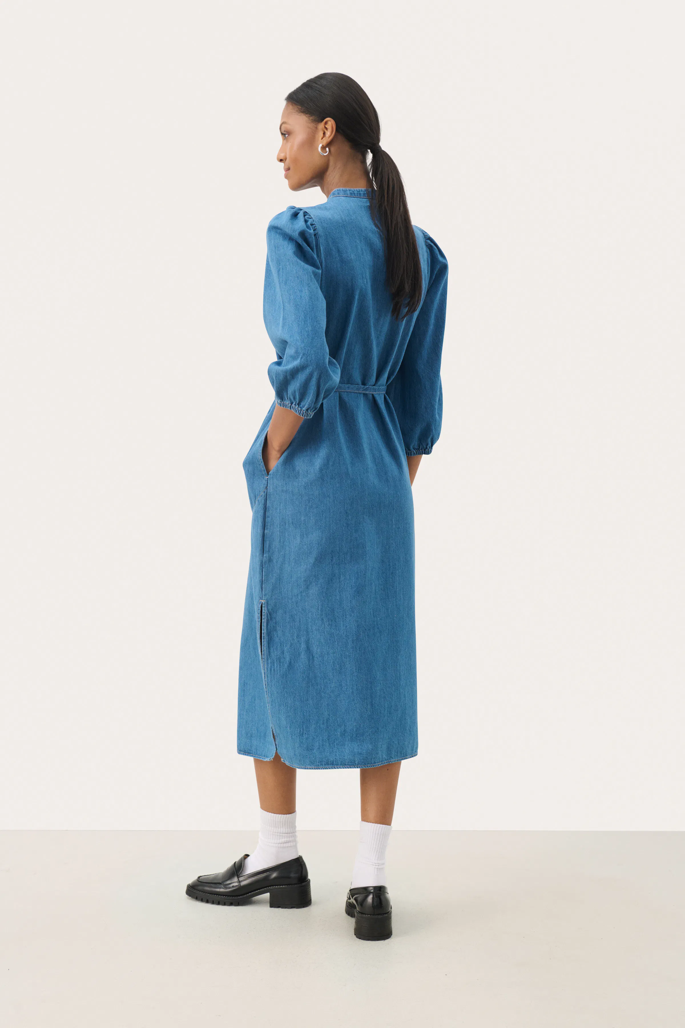 NadijaPW Denim Kleid LOOKBOOK BACK 30309335-300156