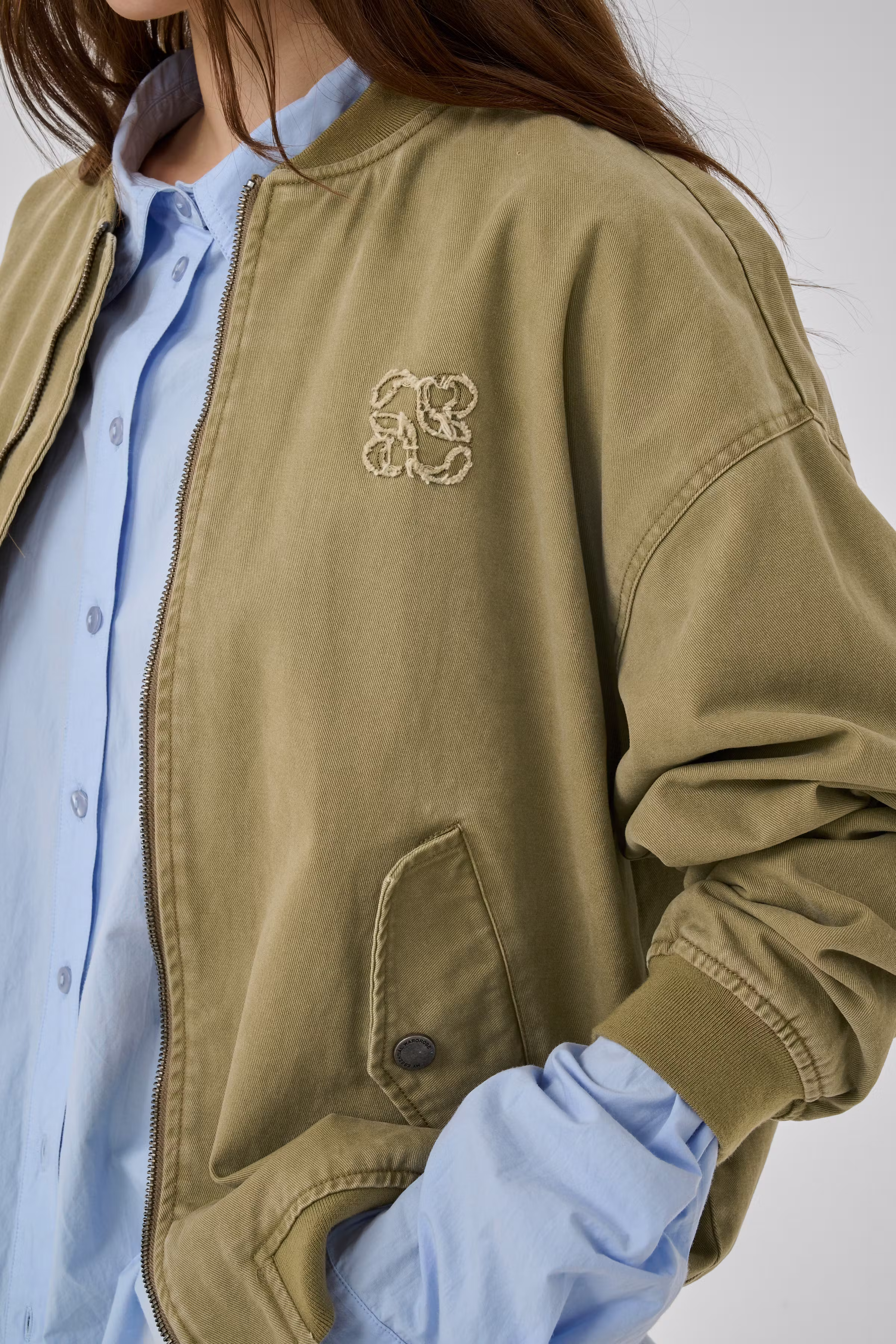 MWLisva Canva jacket LOOKBOOK DETAIL 10705439-109138