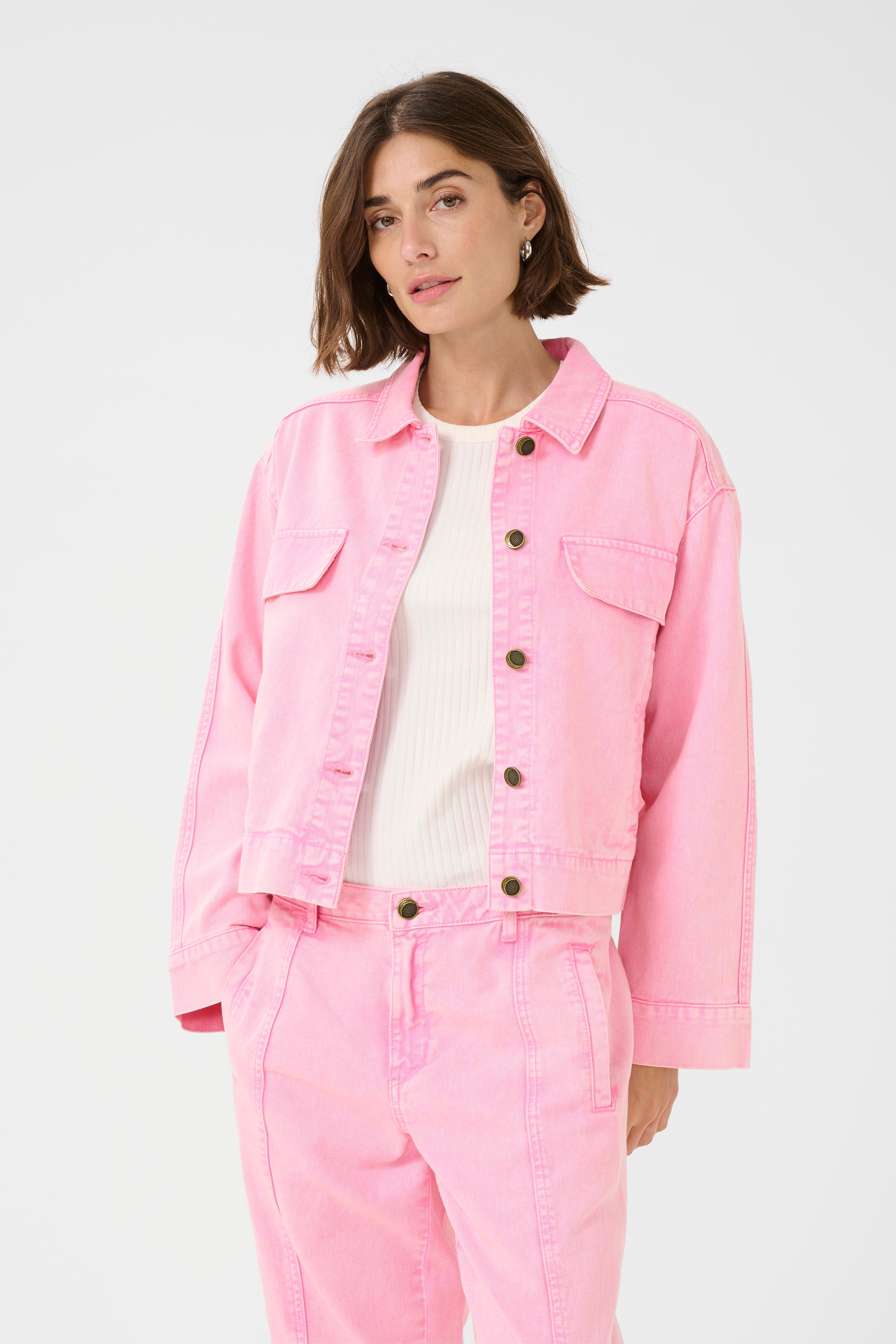 CUcarlina Jeansjacke LOOKBOOK FRONT 50112088-108033