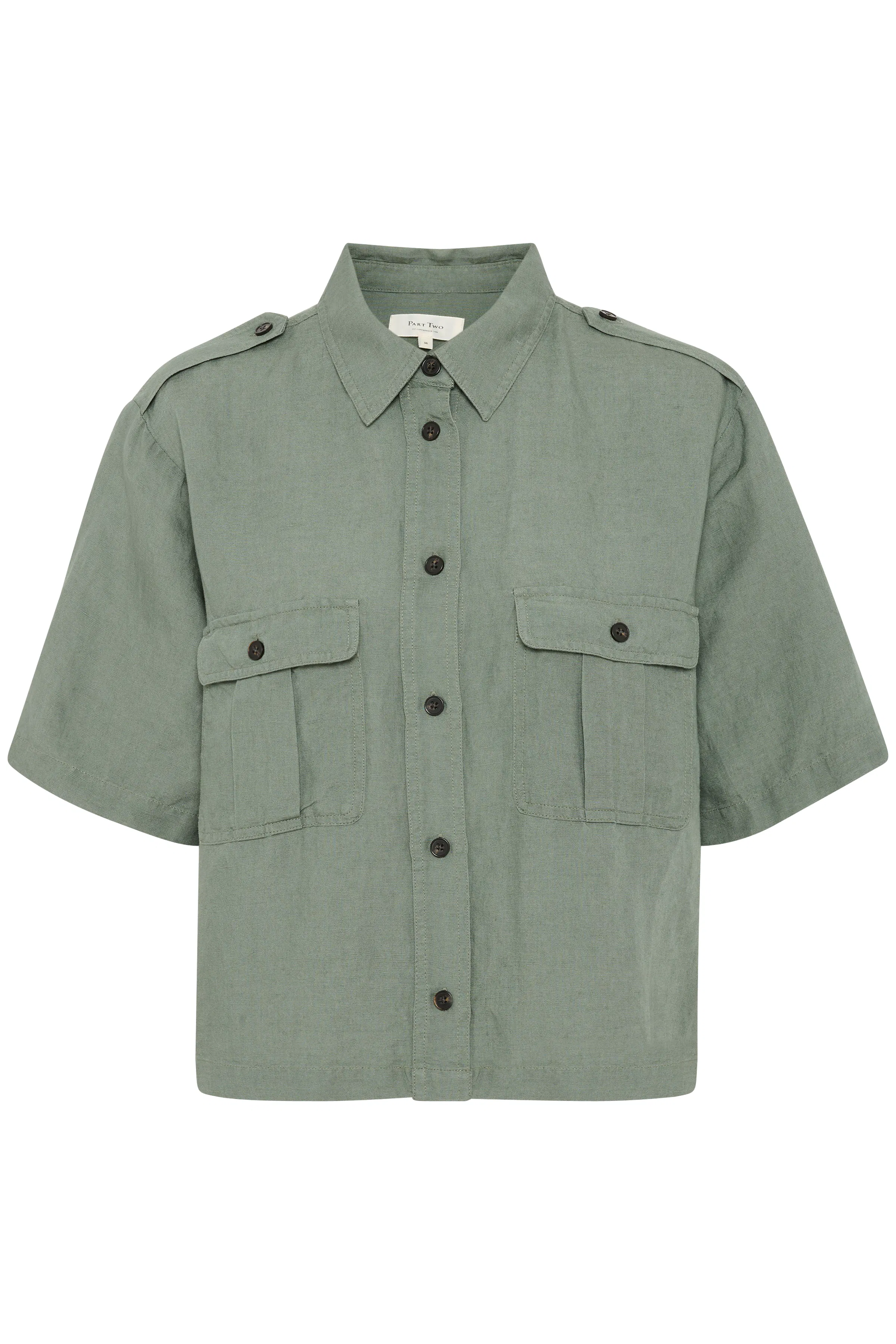 FetimasPW Short-sleeved linen shirt PACK FRONT 30308675-185806