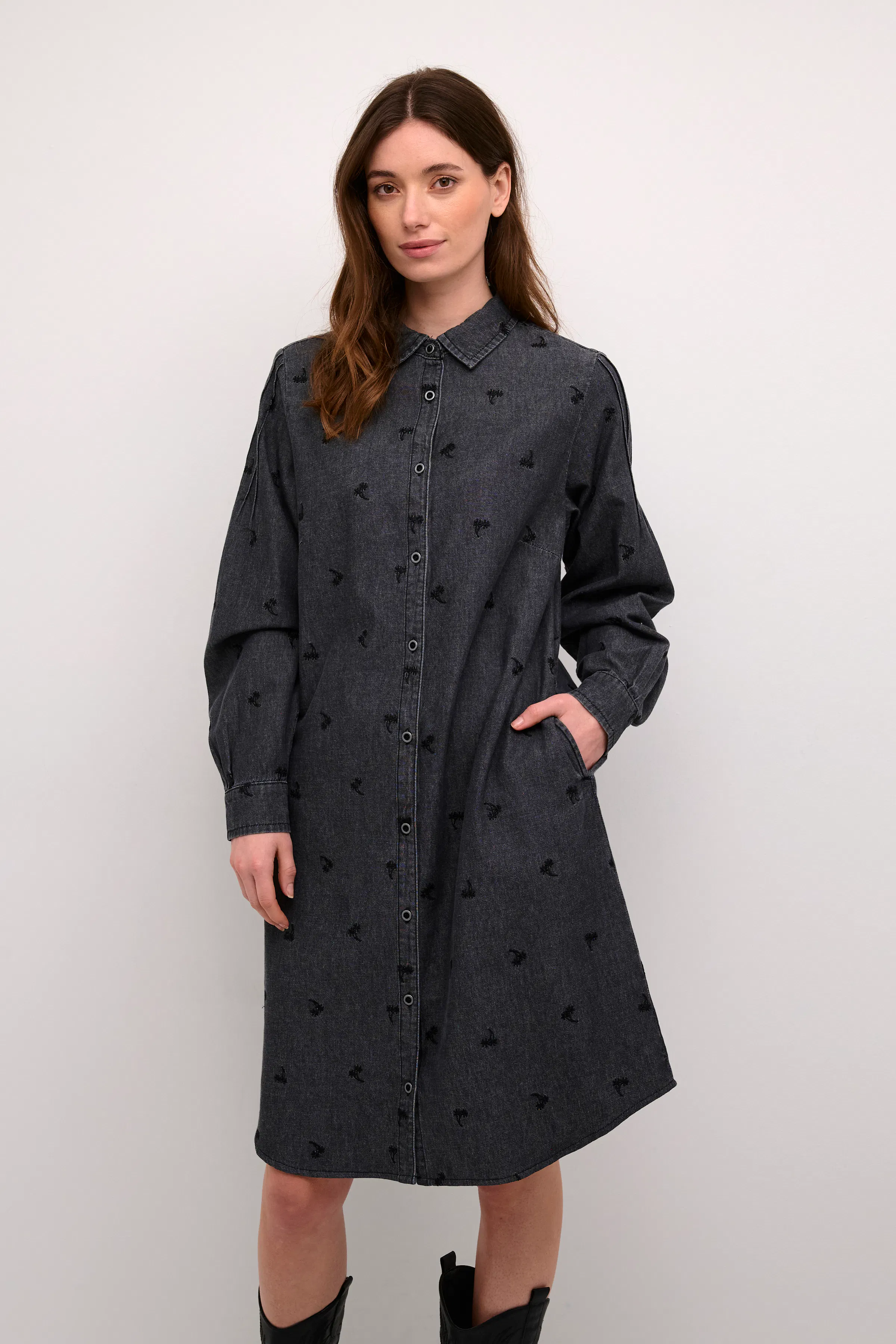 CRFiola Denimkjole LOOKBOOK FRONT 10612901-100922