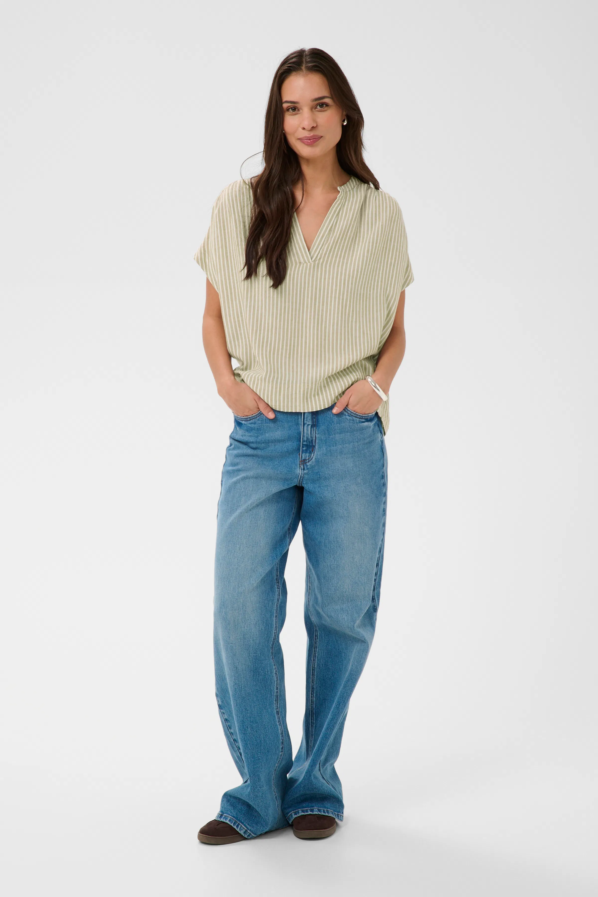 KAmilia Linne Top LOOKBOOK FRONT 10509670-105466