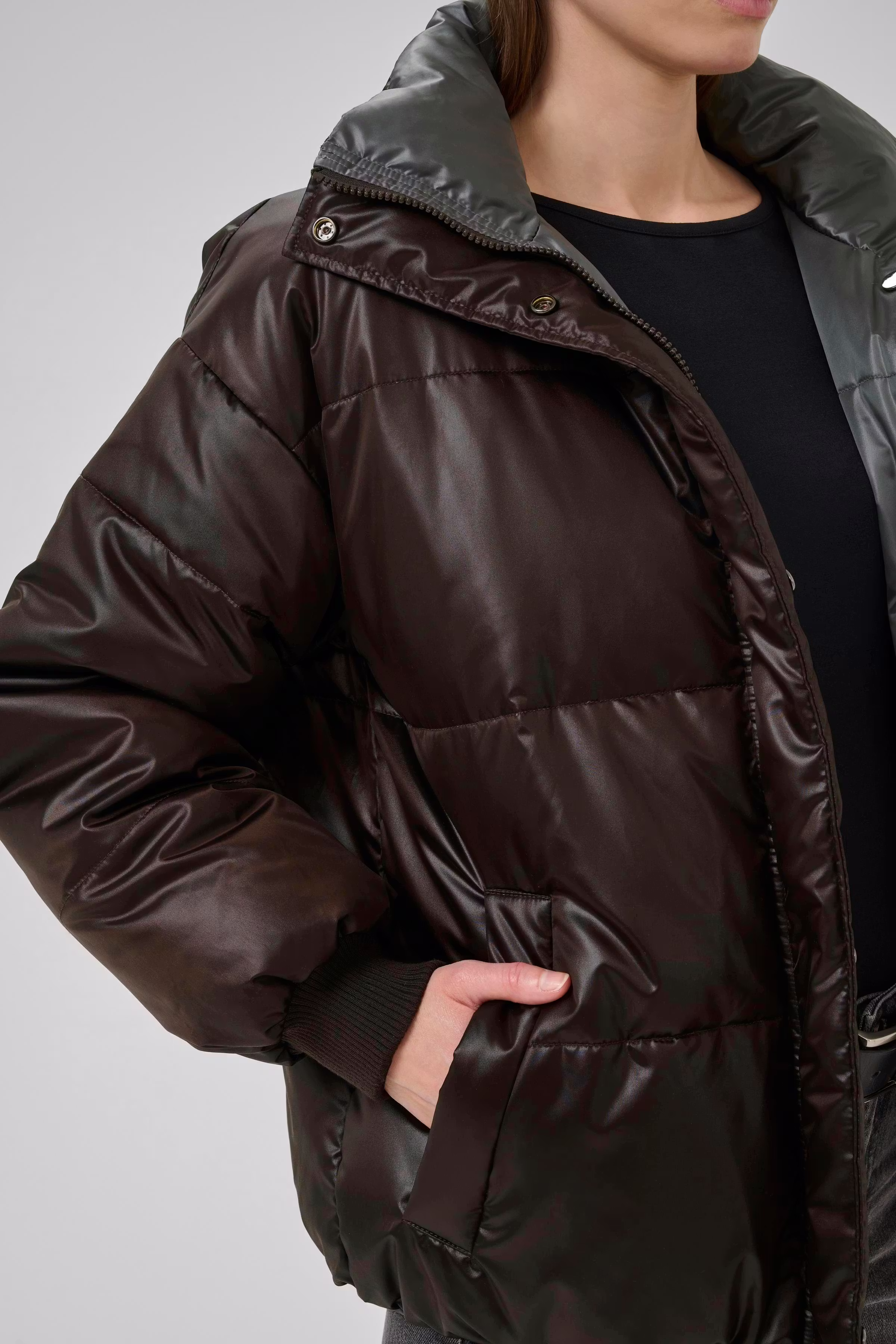 GlossyMW Puffer jacket LOOKBOOK DETAIL 10705224-191103