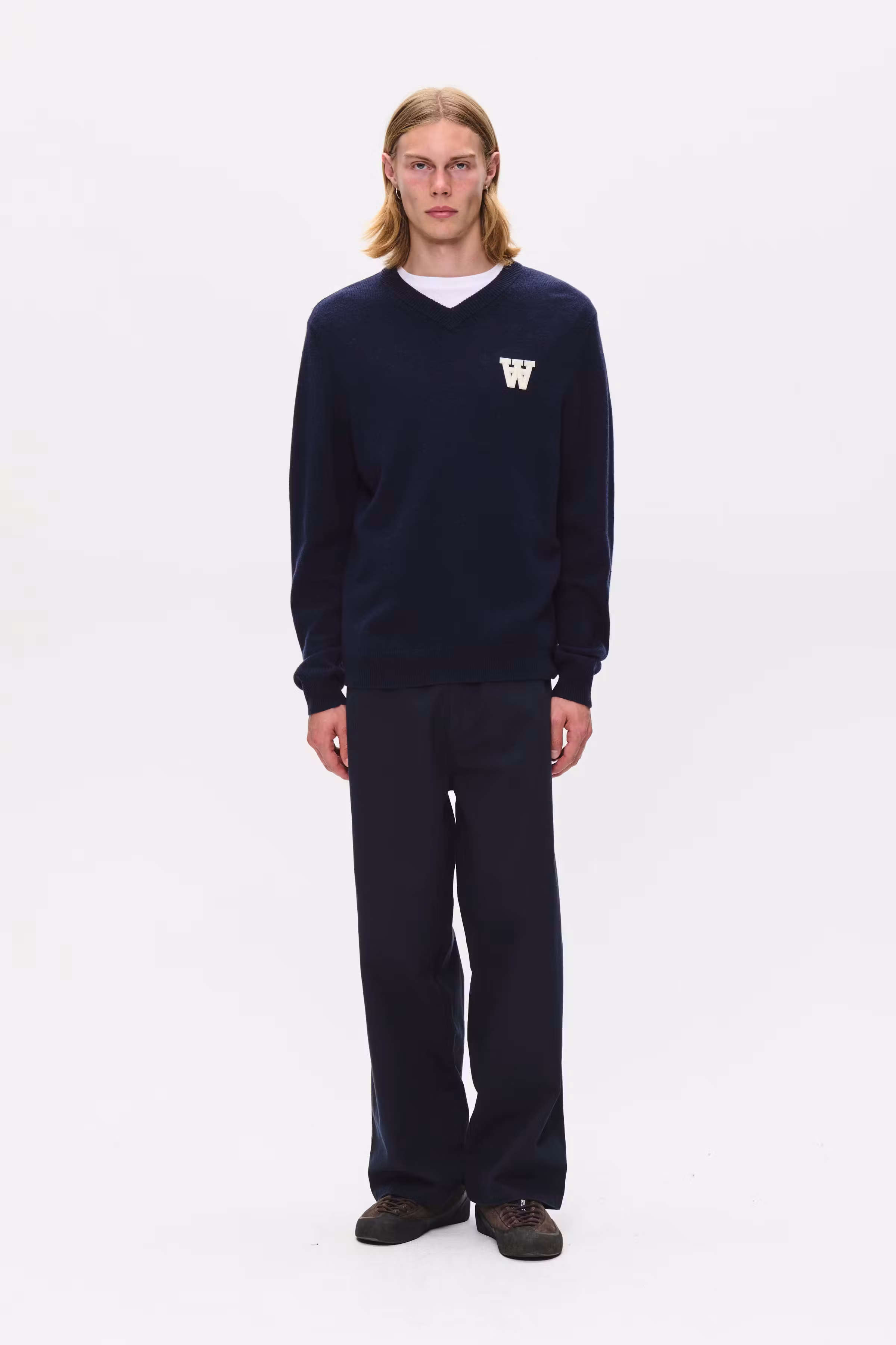 WWTay V-neck Pullover LOOKBOOK FRONT 30251772-194011