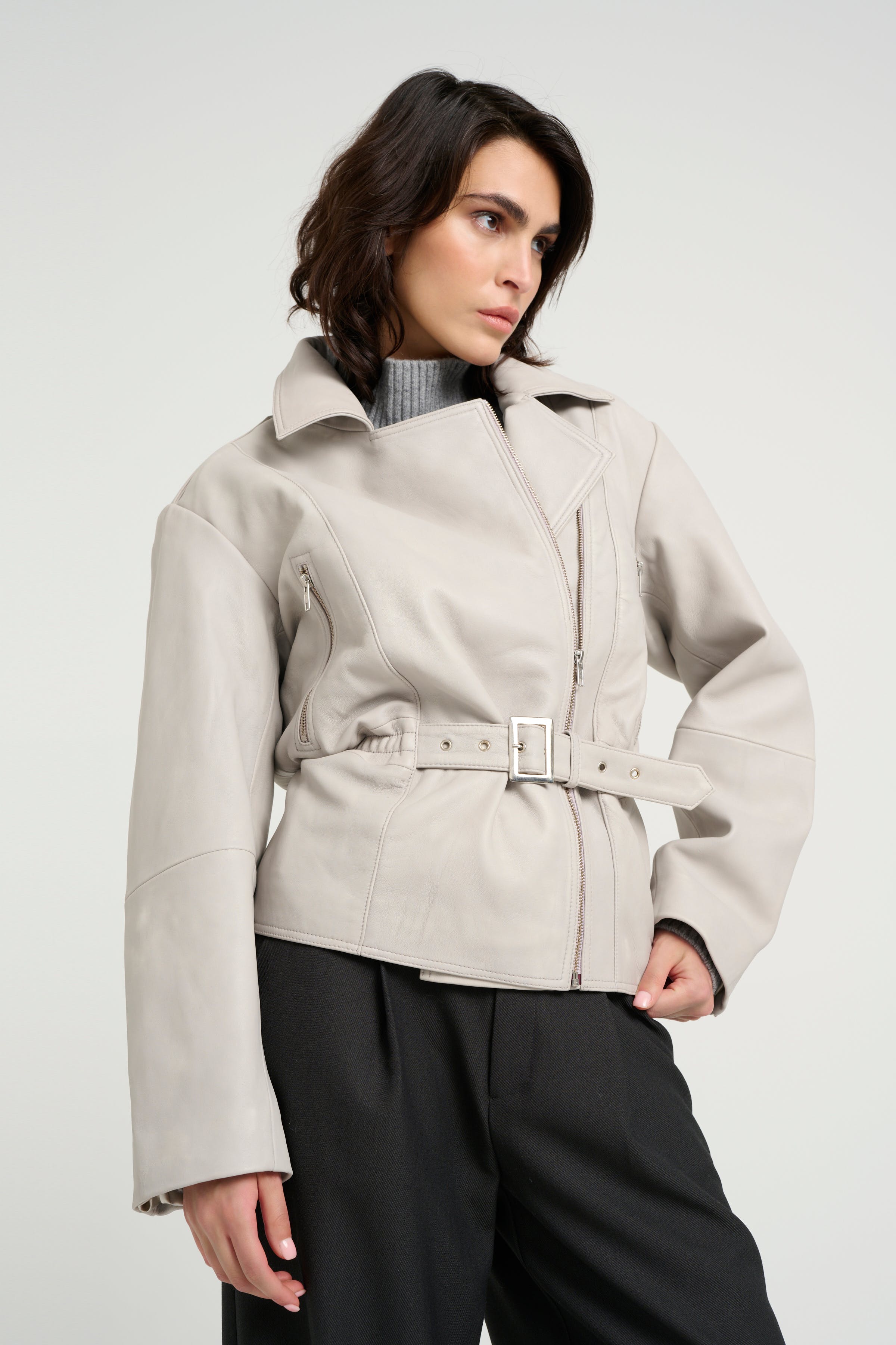 TiaGZ Læderjakke LOOKBOOK FRONT 10909784-124300