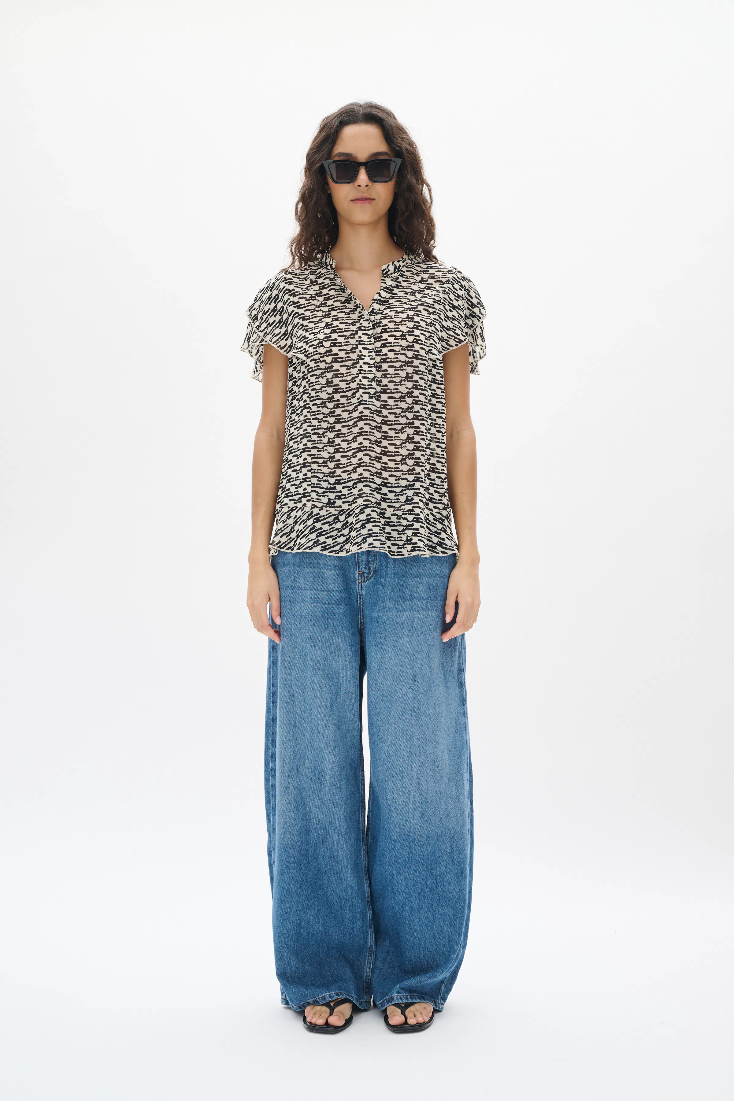 CessieIW Bluse LOOKBOOK FRONT 30110250-303575