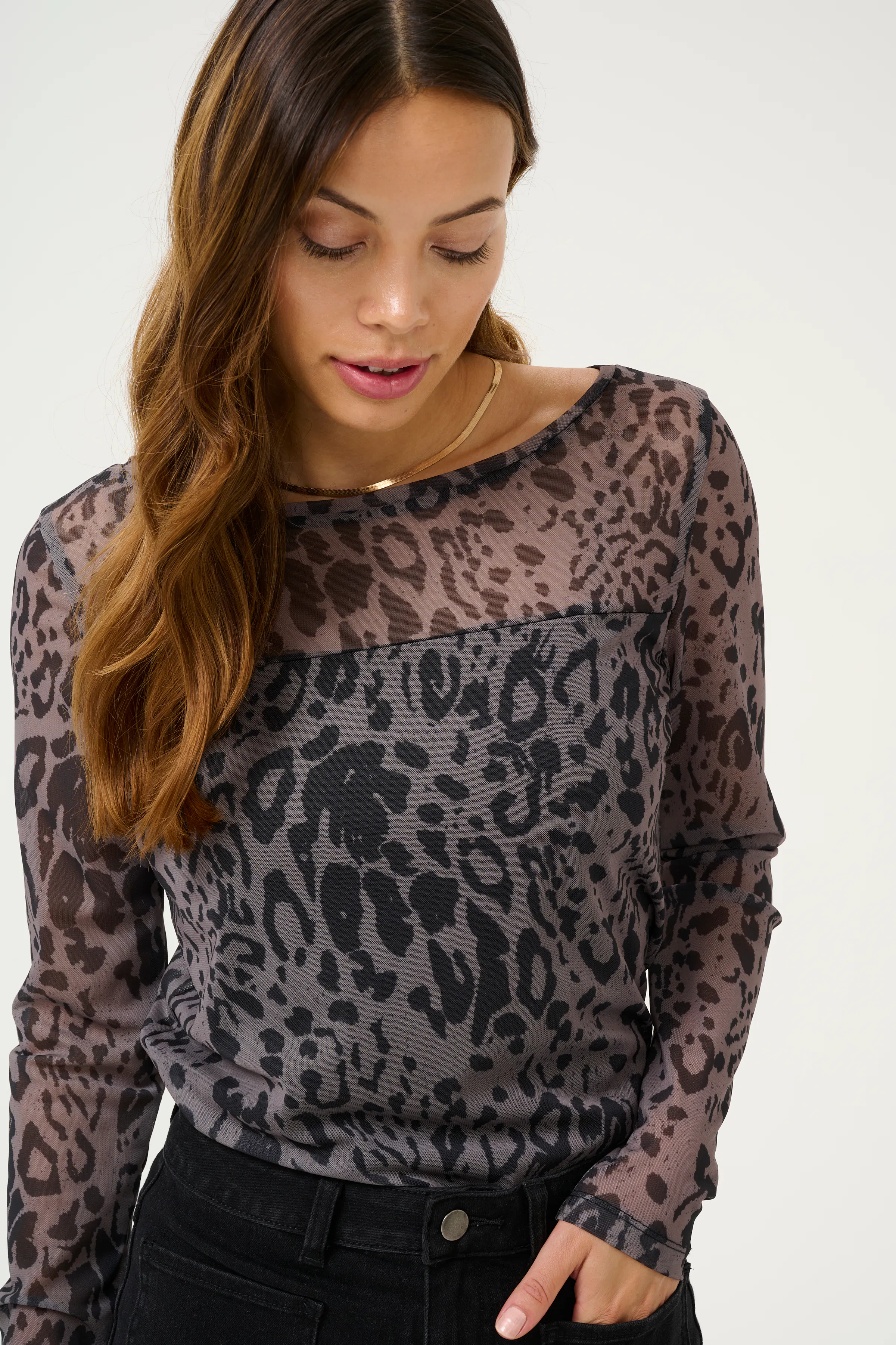 KAjohanna Leopardbluse LOOKBOOK DETAIL 10509724-106279