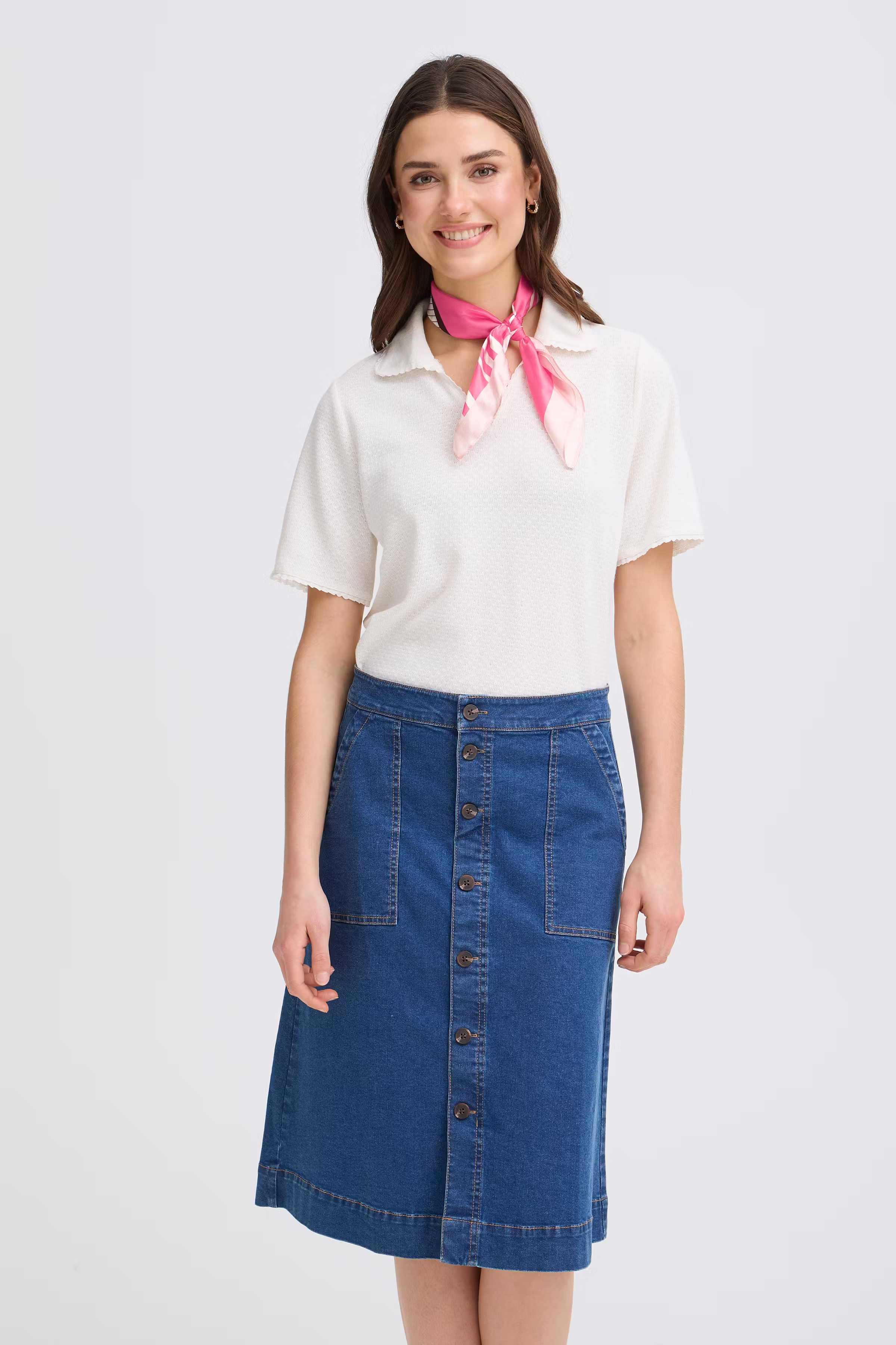 FRSILLA Sjaal LOOKBOOK FRONT 20617644-900008012