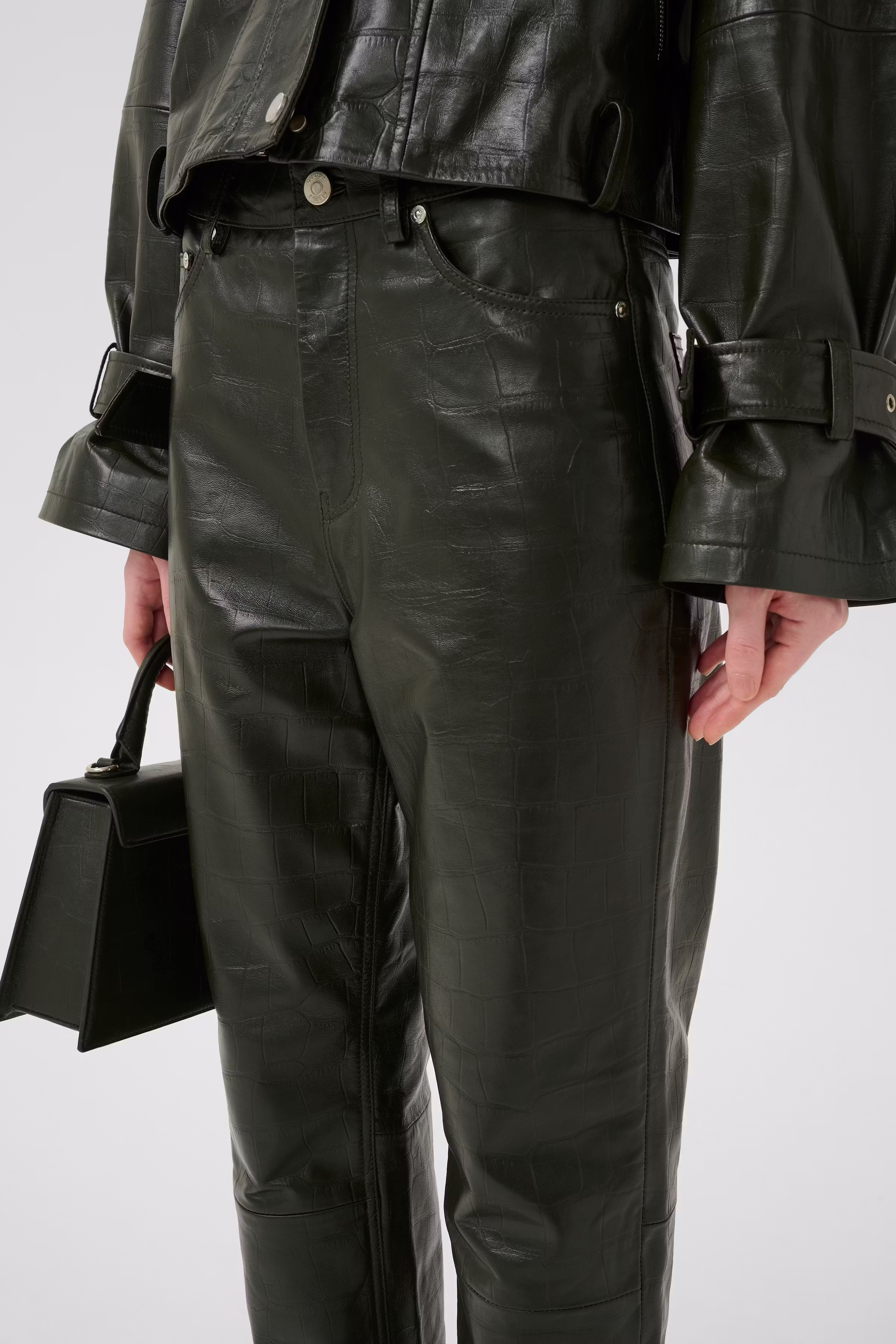 GZelena Læderbukser LOOKBOOK DETAIL 10910735-105038