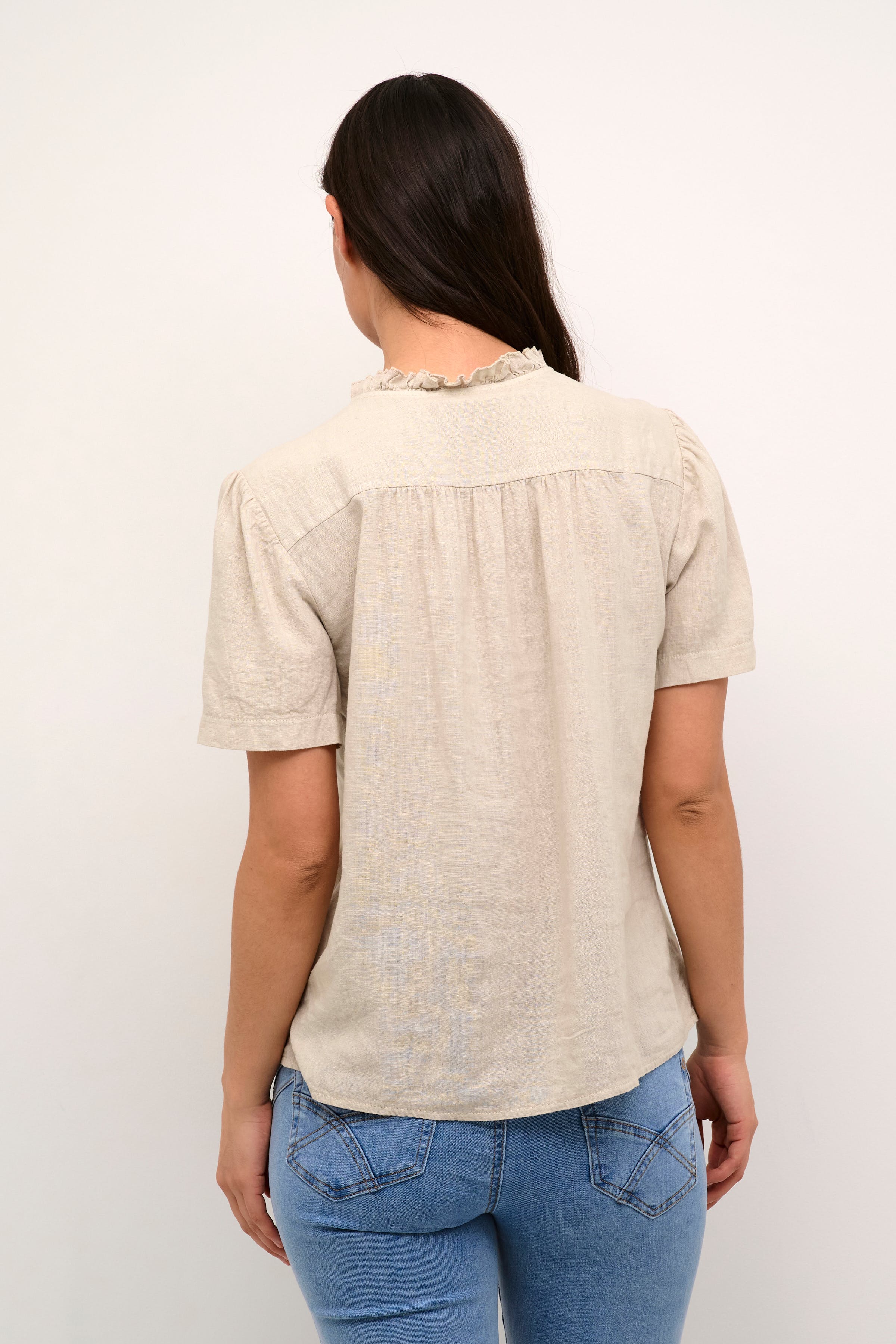 CRMellis Linen blouse LOOKBOOK BACK 10613194-104537