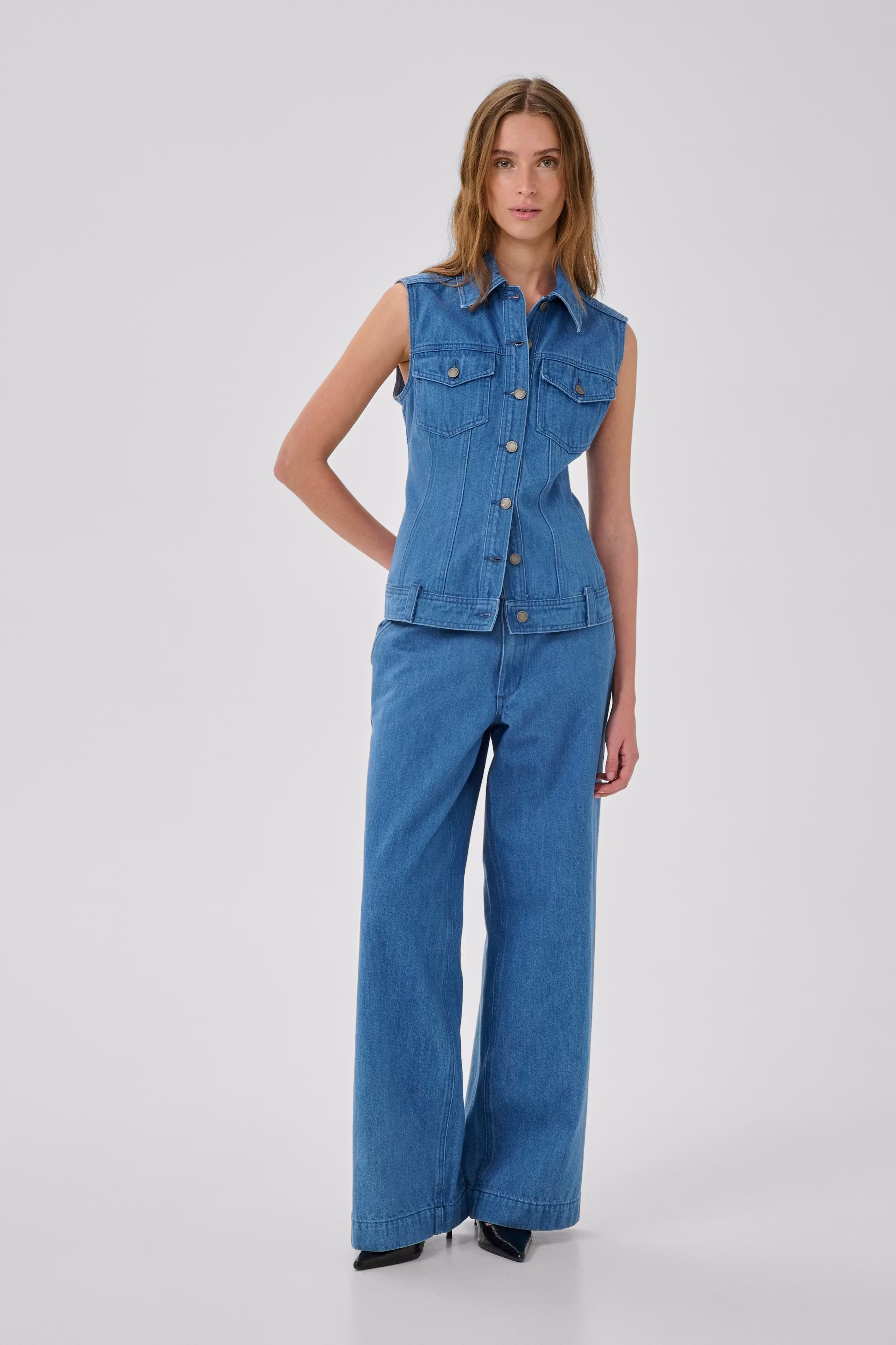 MWTessa Wide broek LOOKBOOK FRONT 10705484-109358