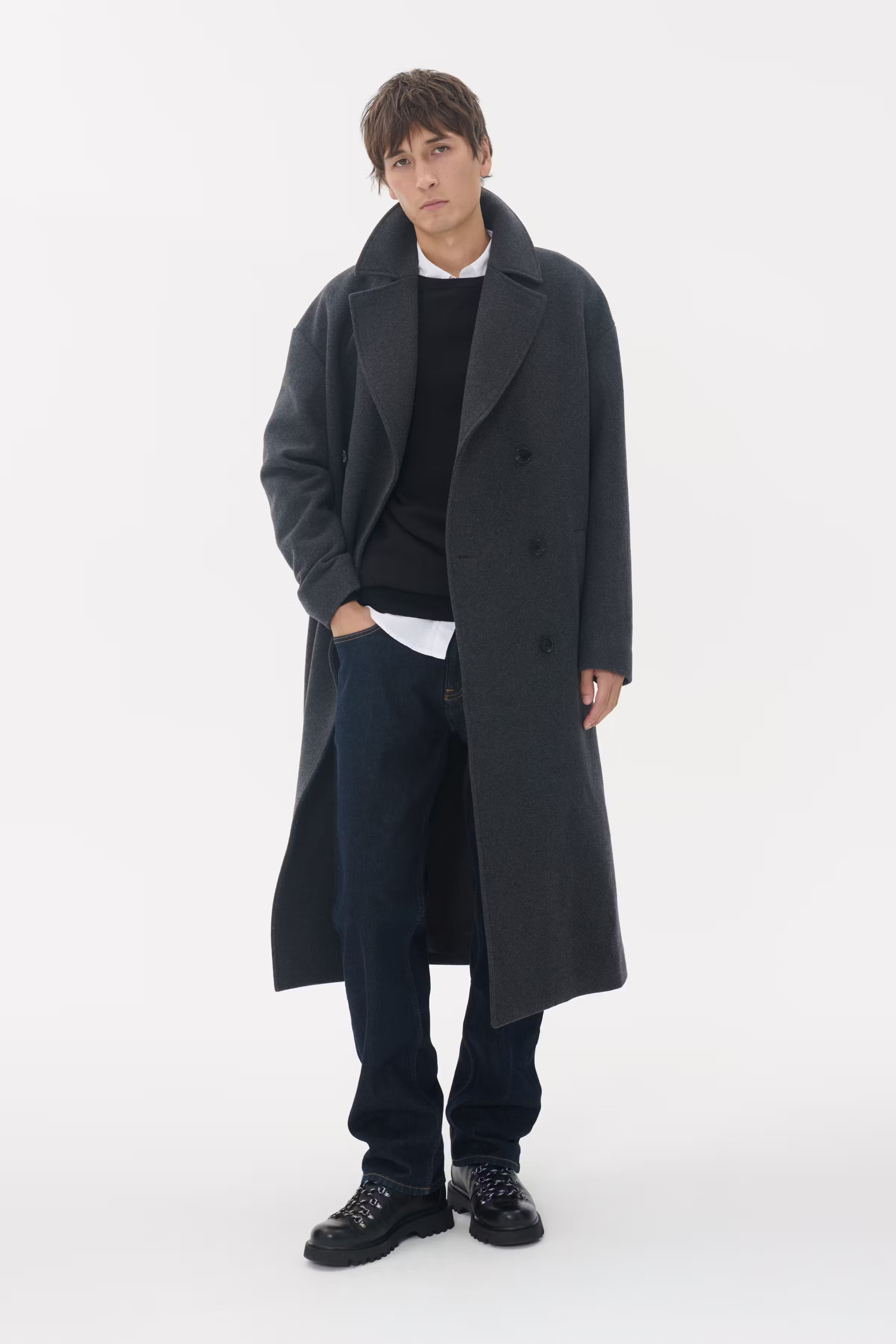 MABurnley Double-Breasted Wool Coat LOCATION NONE 30208858-300271