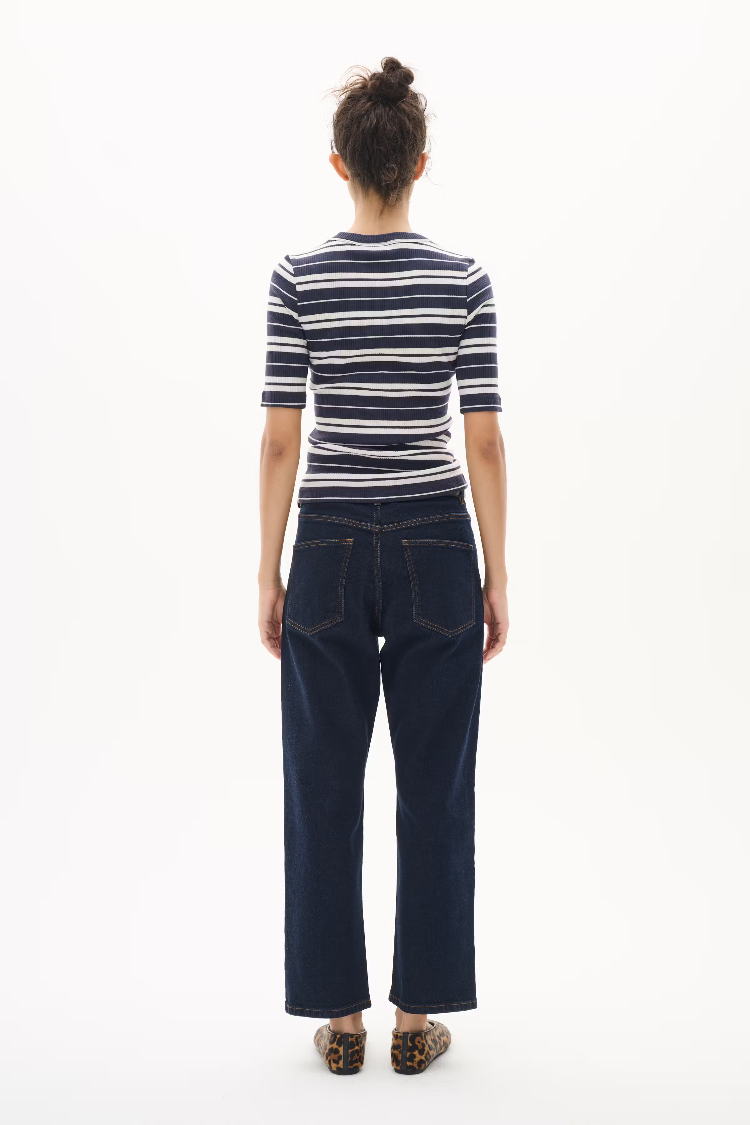 DagnaIW Striped T-shirt LOOKBOOK BACK 30107269-303827