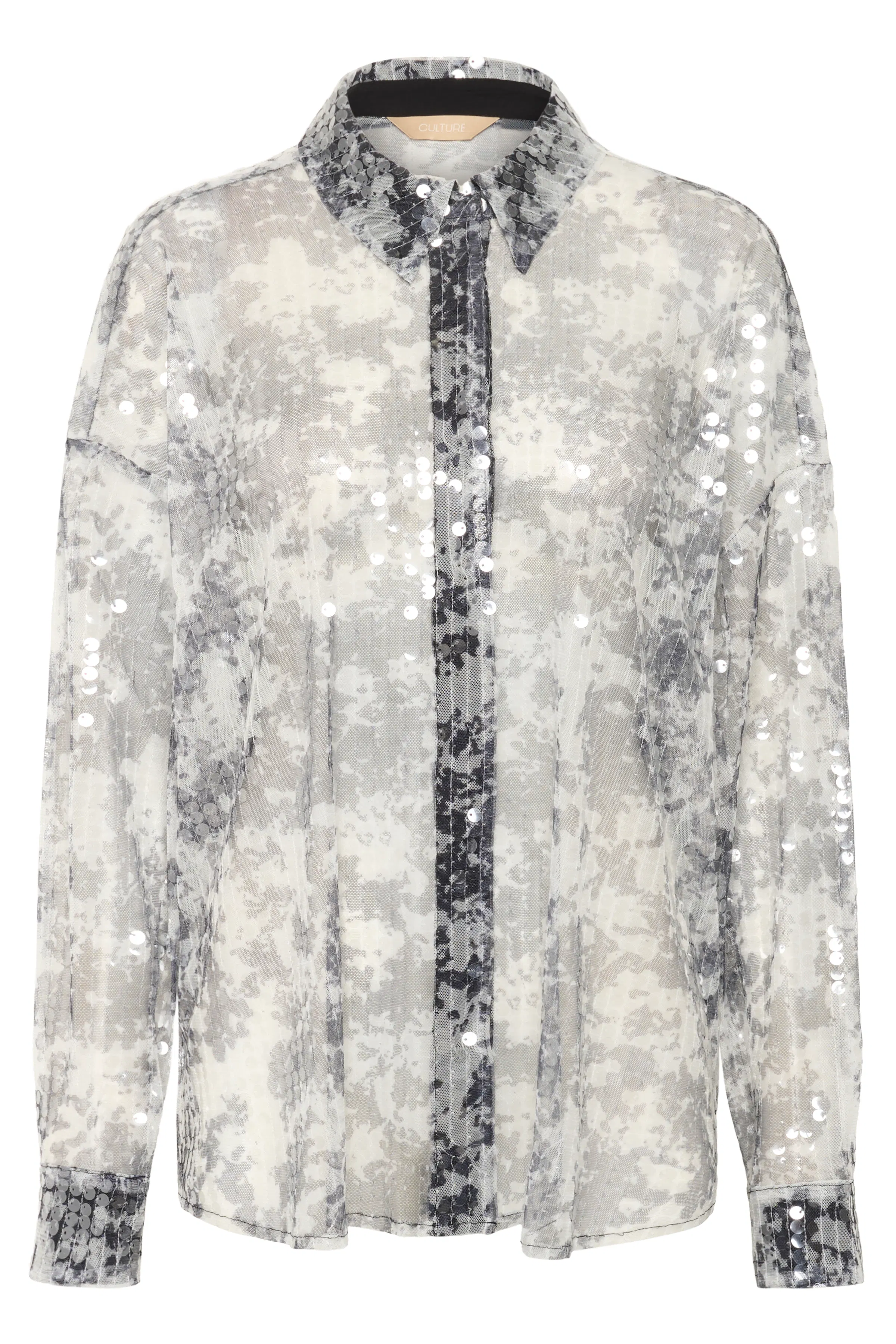 CUwilma Sequin shirt PACK FRONT 50112209-108400