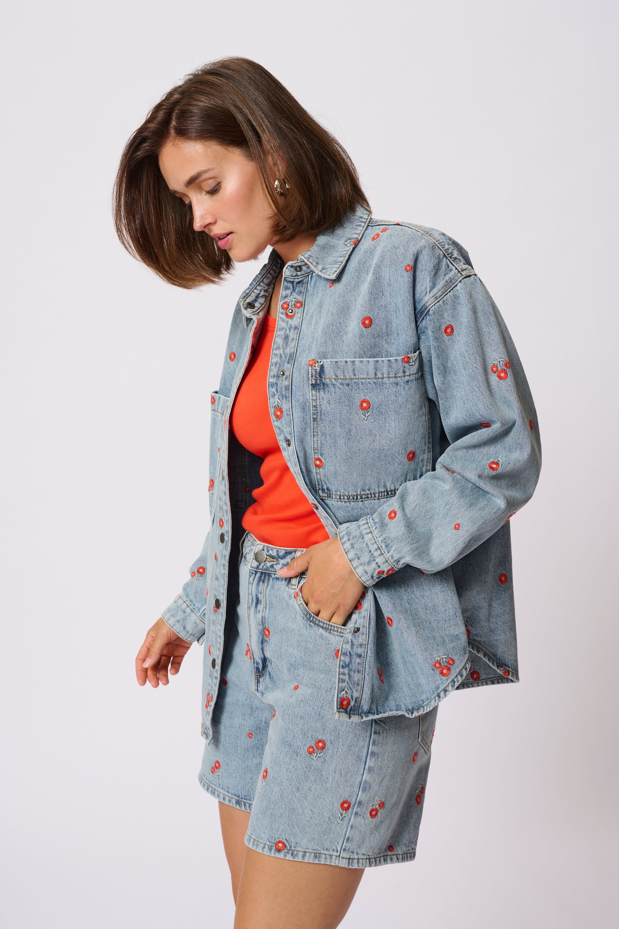 KAbabeth Denimjakke LOOKBOOK FRONT 10507500-107727