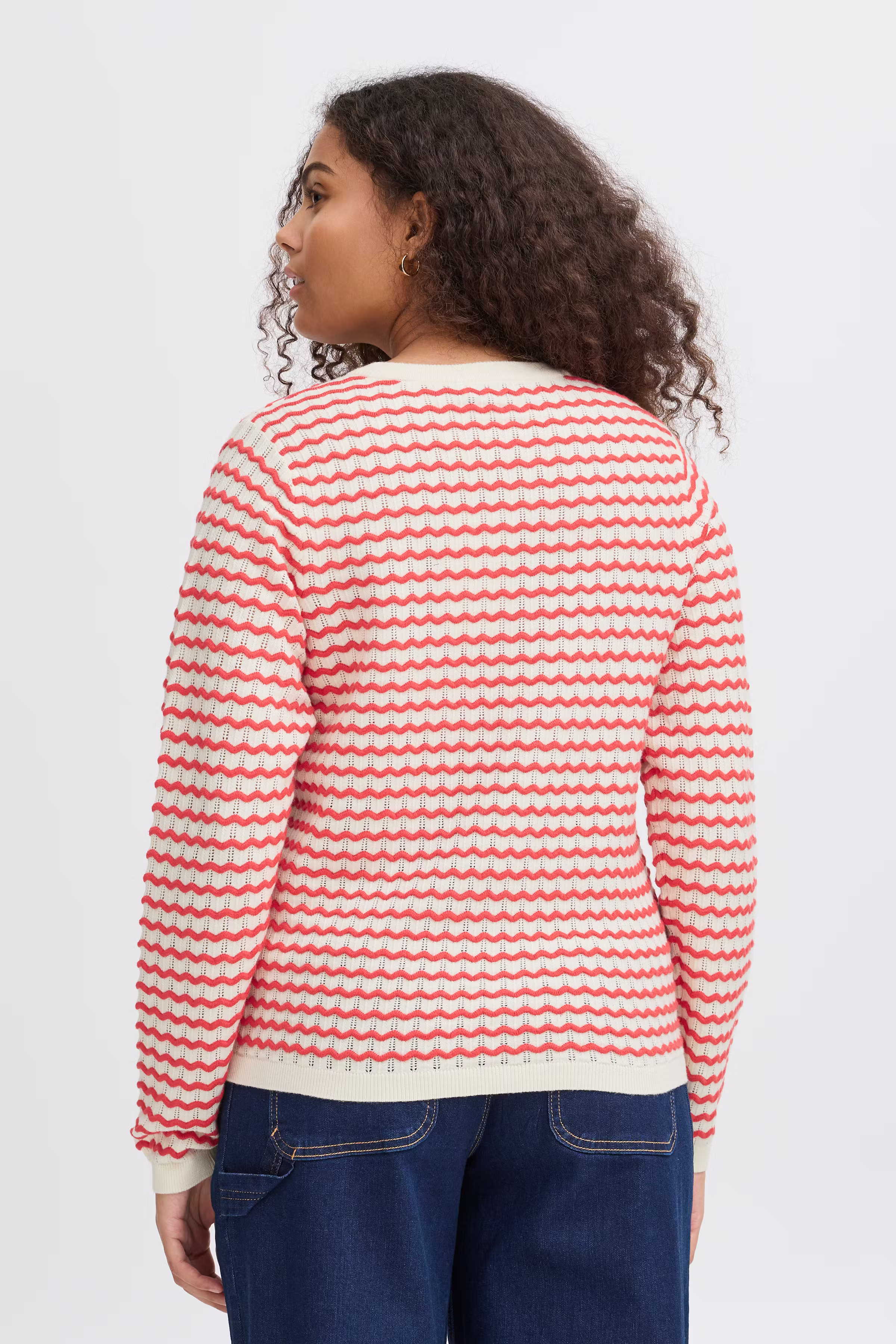 FRLUMA Strikket cardigan LOOKBOOK BACK 20615583-201203
