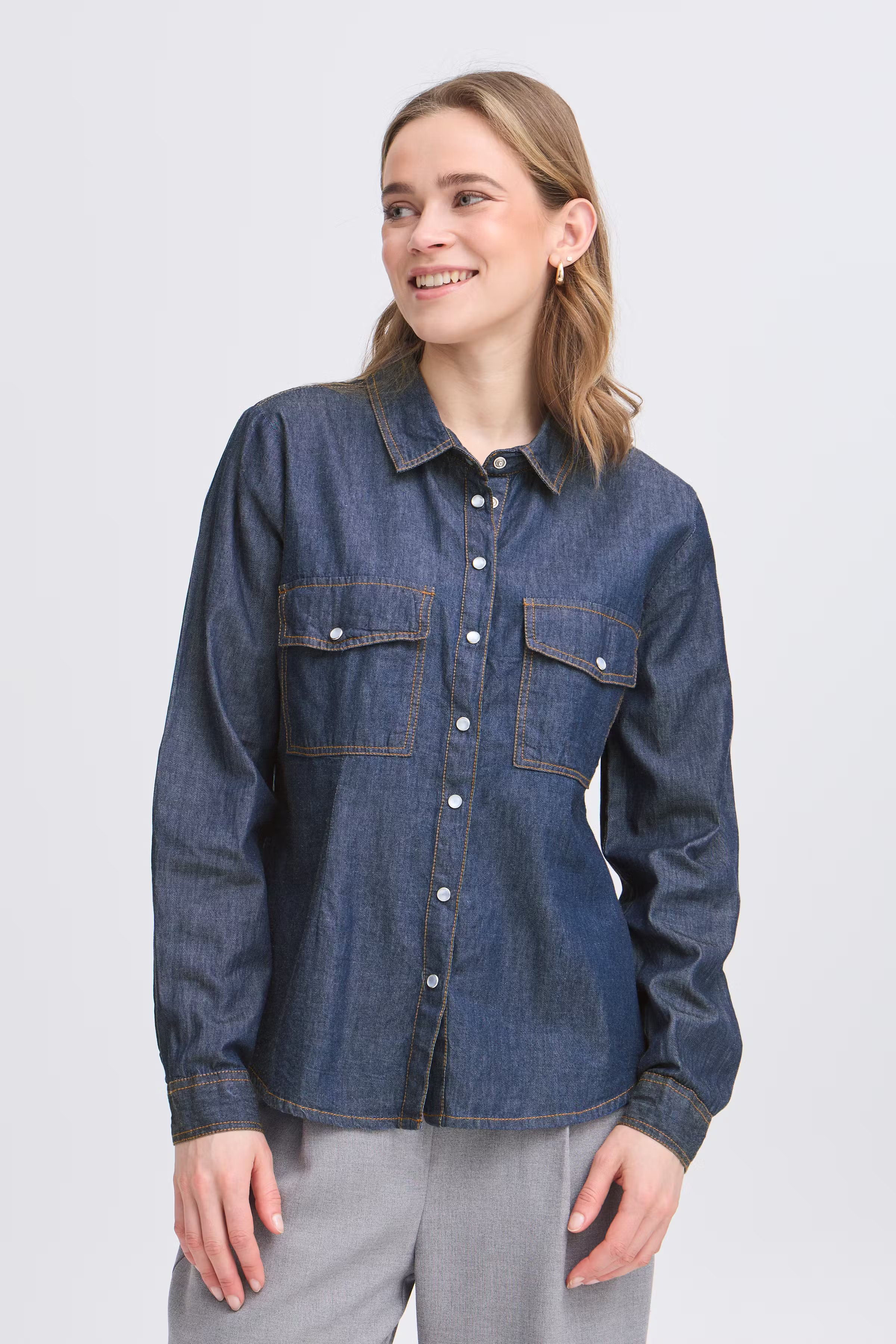 FRLARISSA Skjorte LOOKBOOK FRONT 20616195-202717