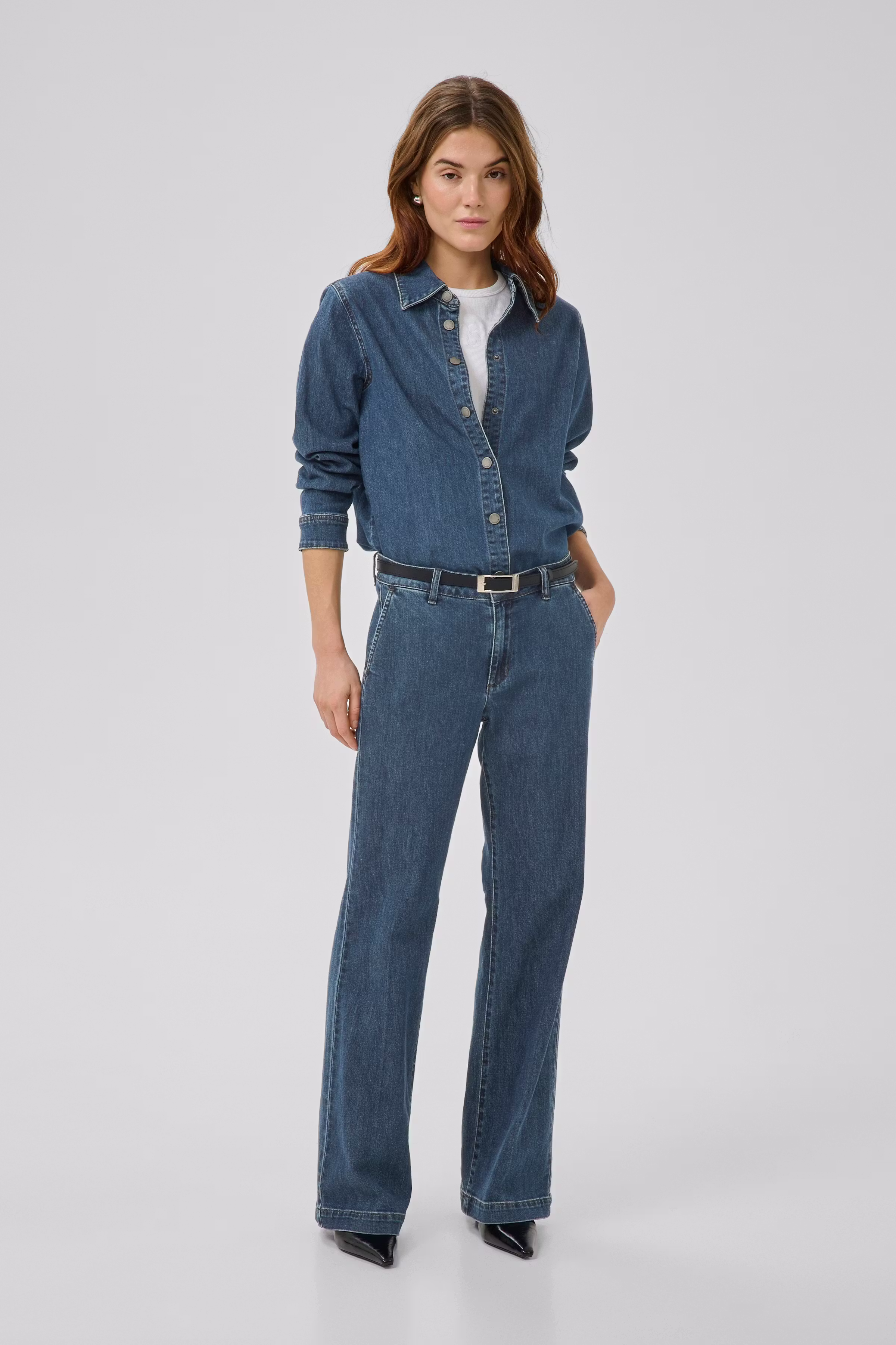 JEANS WIDE 30 THE LARA 115 LOOKBOOK FRONT 10705210-100061