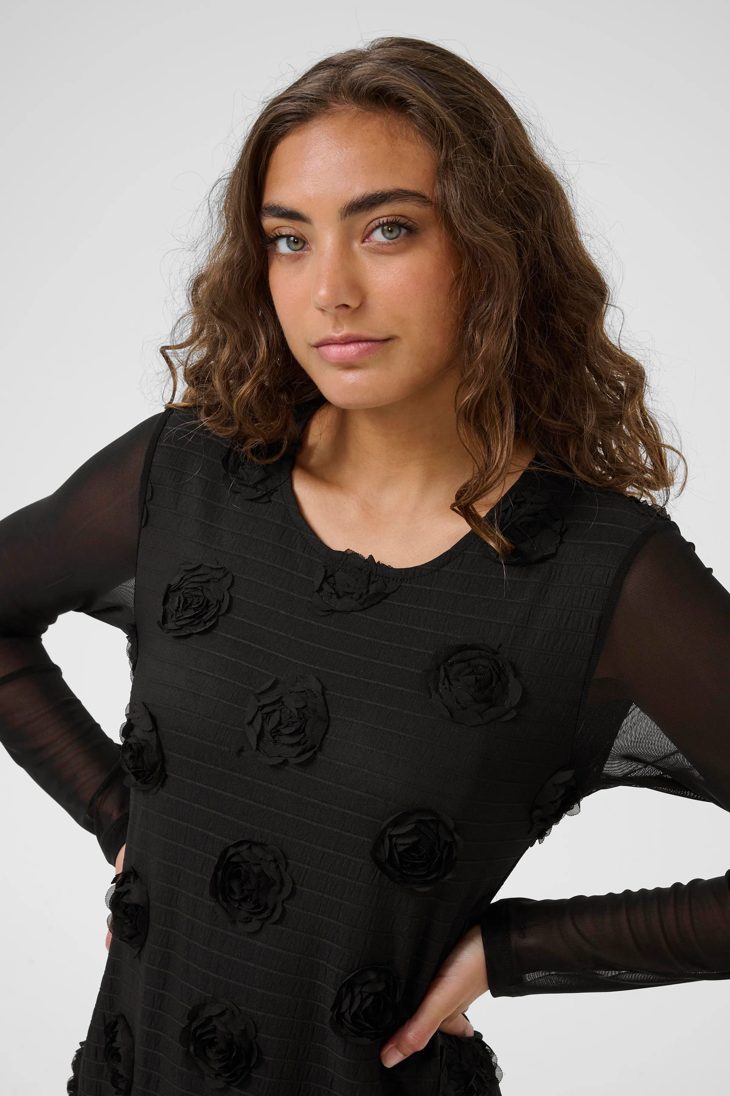 CUmascha Blomsterdetaljer Kjole LOOKBOOK DETAIL 50112360-500012